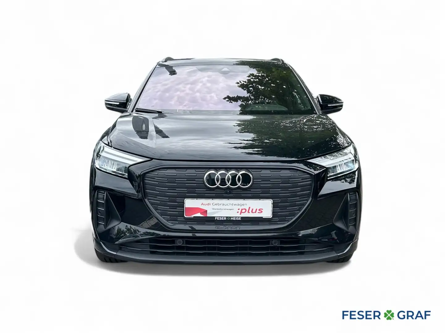 Audi Q4 e-tron 45 quattro 360°Cam/AZV/Wärmep./S Line Leder Schwarz - 2
