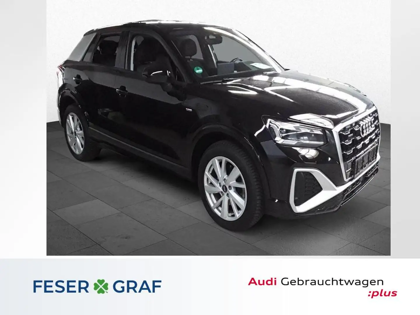 Audi Q2 S line 35 TDI S tro.qua. +MATRIXLED+NAVI Zwart - 1