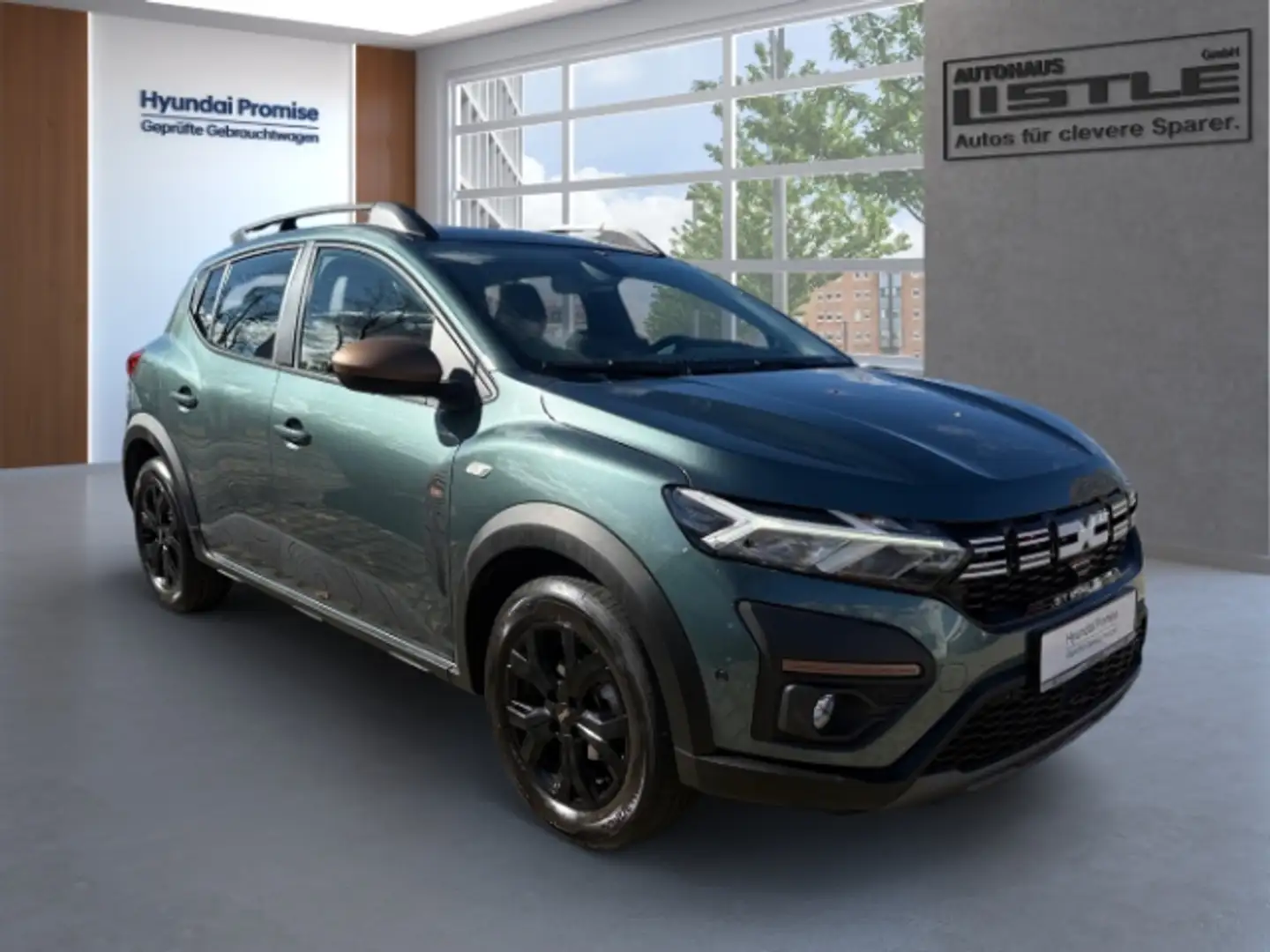 Dacia Sandero III Stepway Extreme+ 1.0 TCe 110 +NAVI+KLIMA+UVM+ Grün - 2