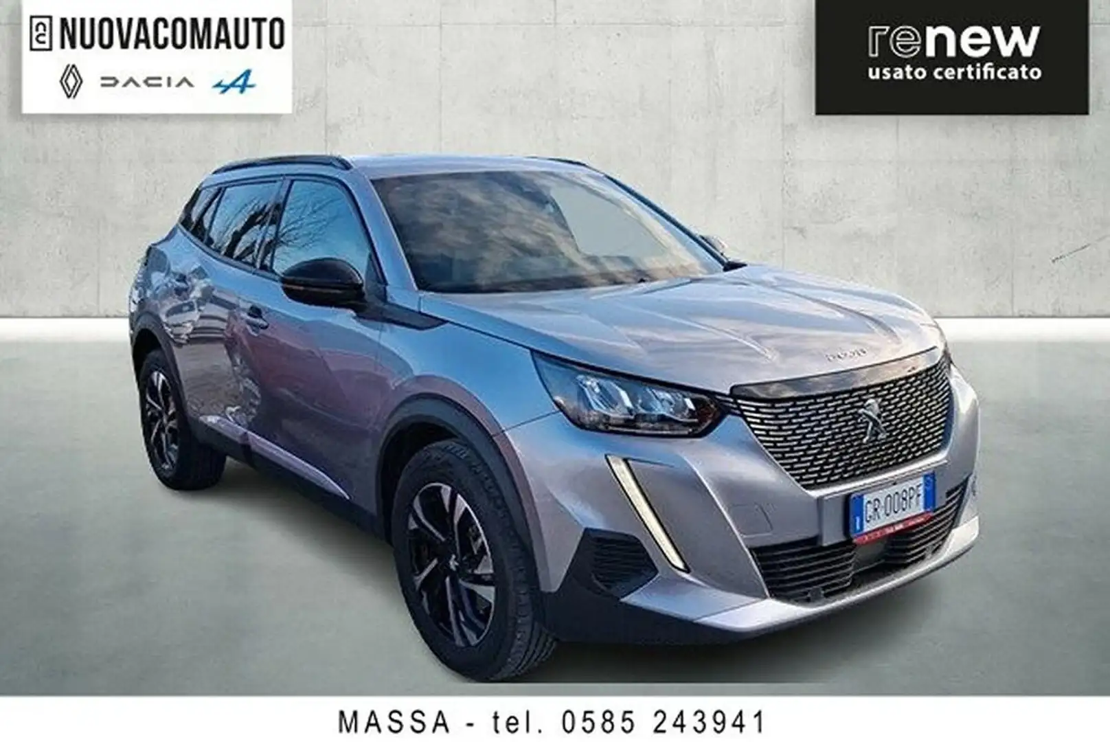 Peugeot 2008 1.5 bluehdi Allure s&s 130cv eat8 Grigio - 1