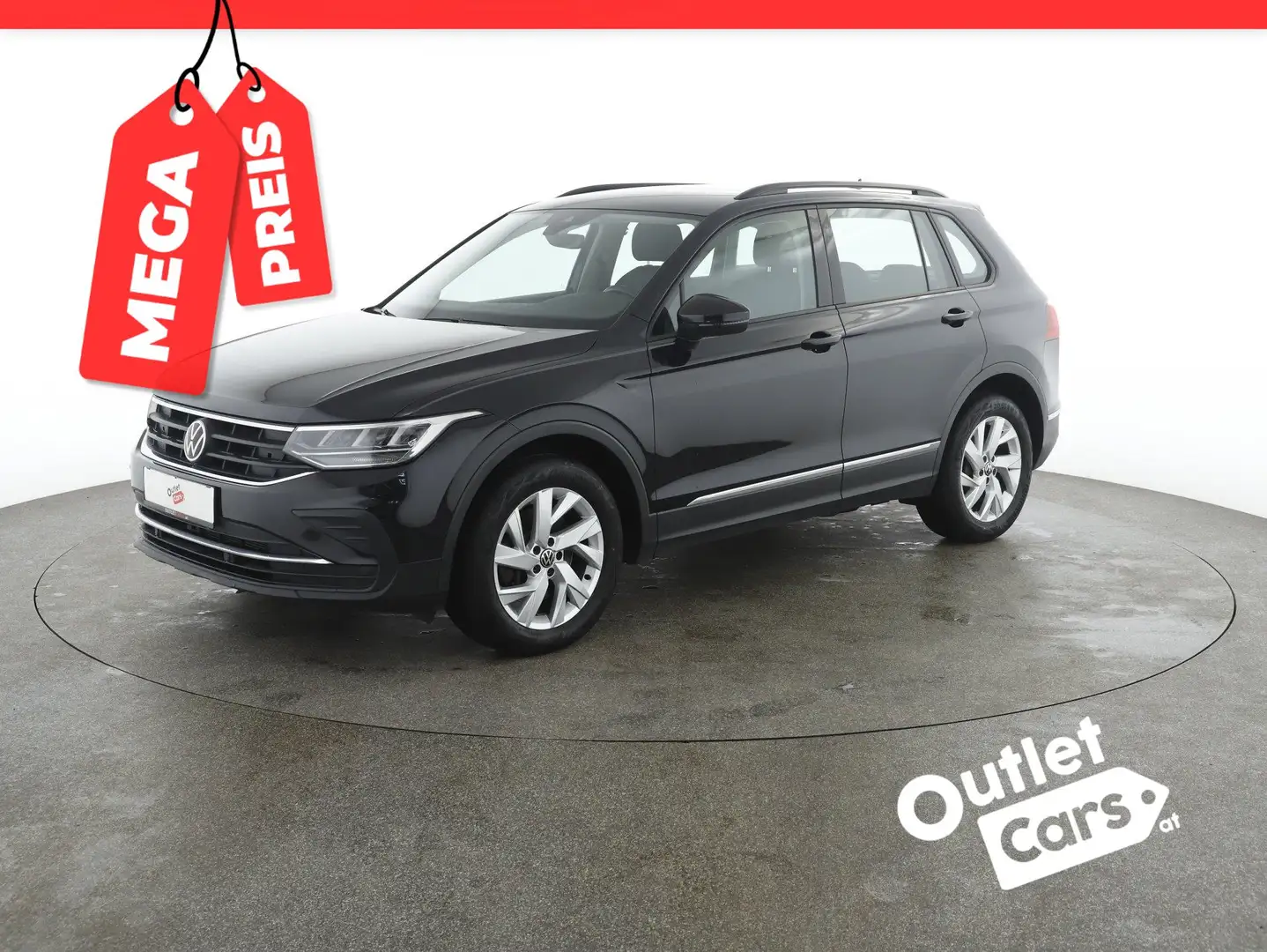 Volkswagen Tiguan Life TDI 4M DSG RADAR+CARPLAY+AHK+LM+RFK Schwarz - 1