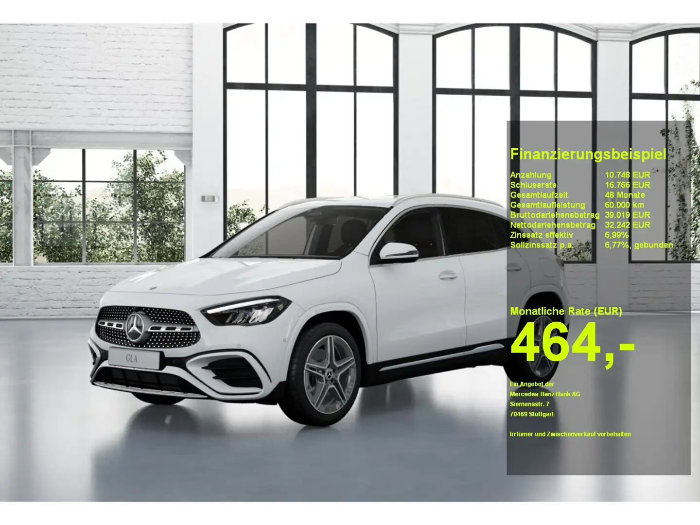 Mercedes-Benz GLA 250 e  AMG+AHK+360°+11KW+AMBIENTE+TOTWINKEL Weiß - 1