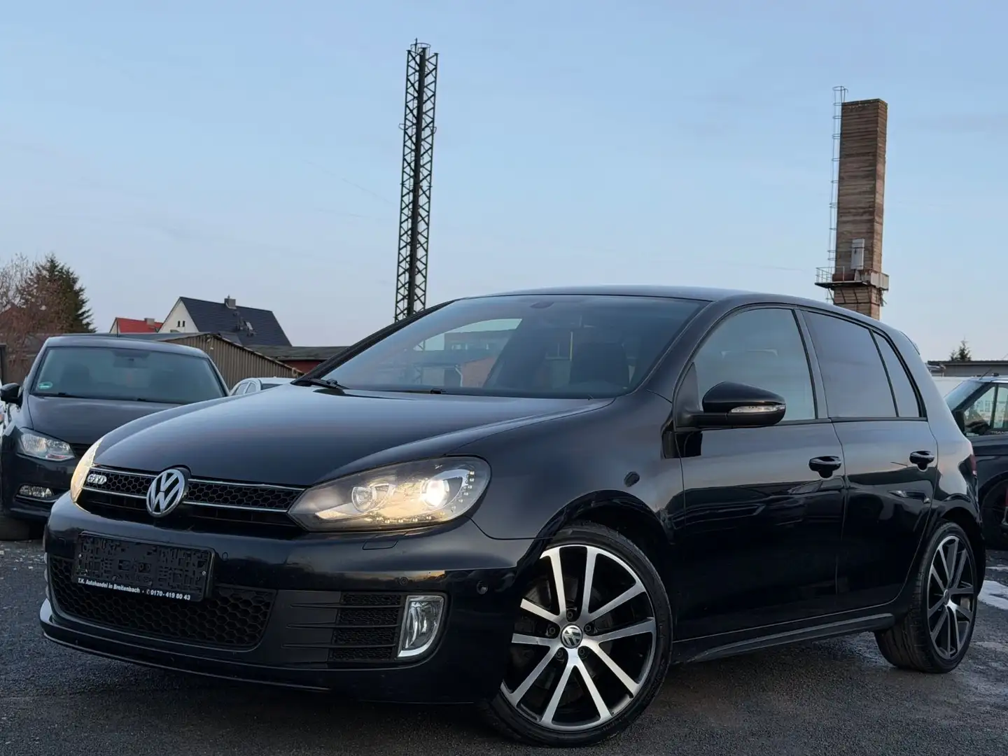 Volkswagen Golf VI GTD/SHZ/NAVI/EURO 5 Noir - 1