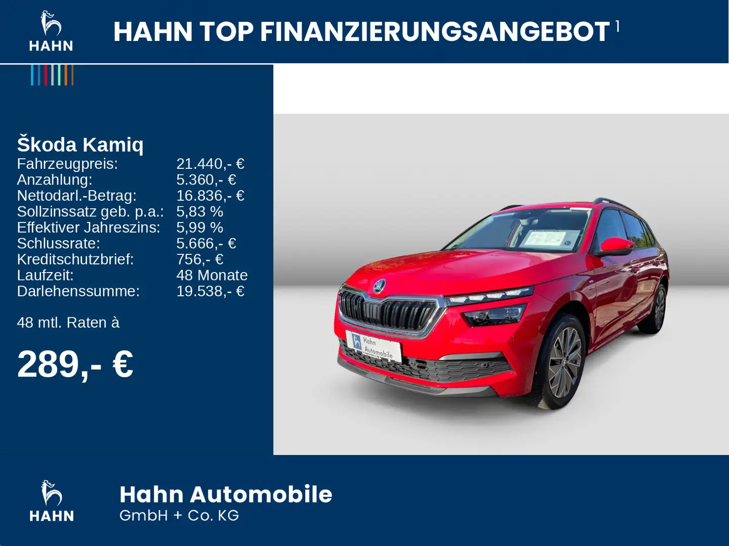 Skoda Kamiq Clever 1.0TSI DSG LED NAVI PDC SITZHEIZUNG Rot - 2