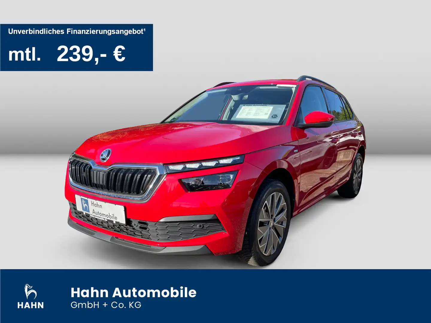Skoda Kamiq Clever 1.0TSI DSG LED NAVI PDC SITZHEIZUNG Rot - 1