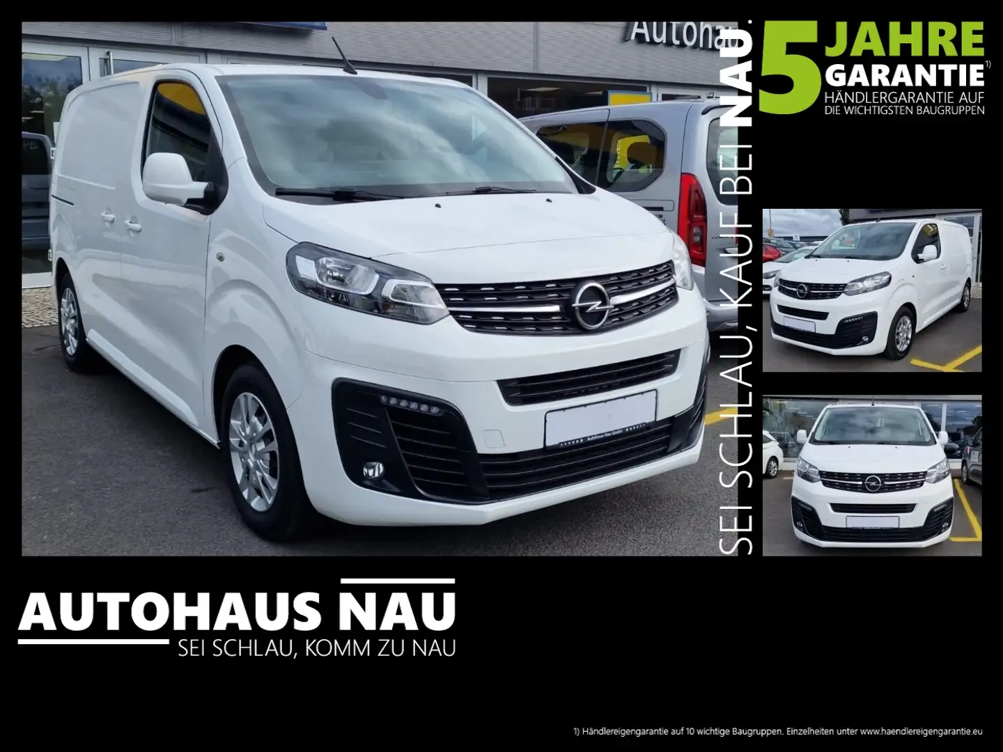 Opel Vivaro Kasten -e (50kWh) (L1) Edition S PDC+AUT Wit - 1