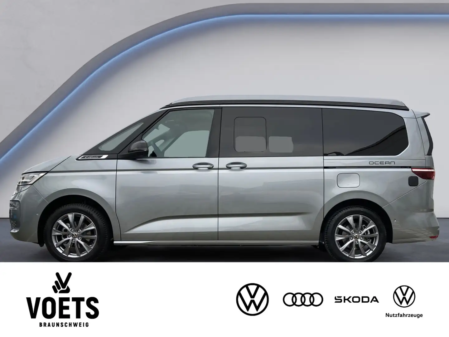 Volkswagen T7 California Ocean 2.0 TDI DSG MATRIX-LED+NAVI+SHZ Blau - 2