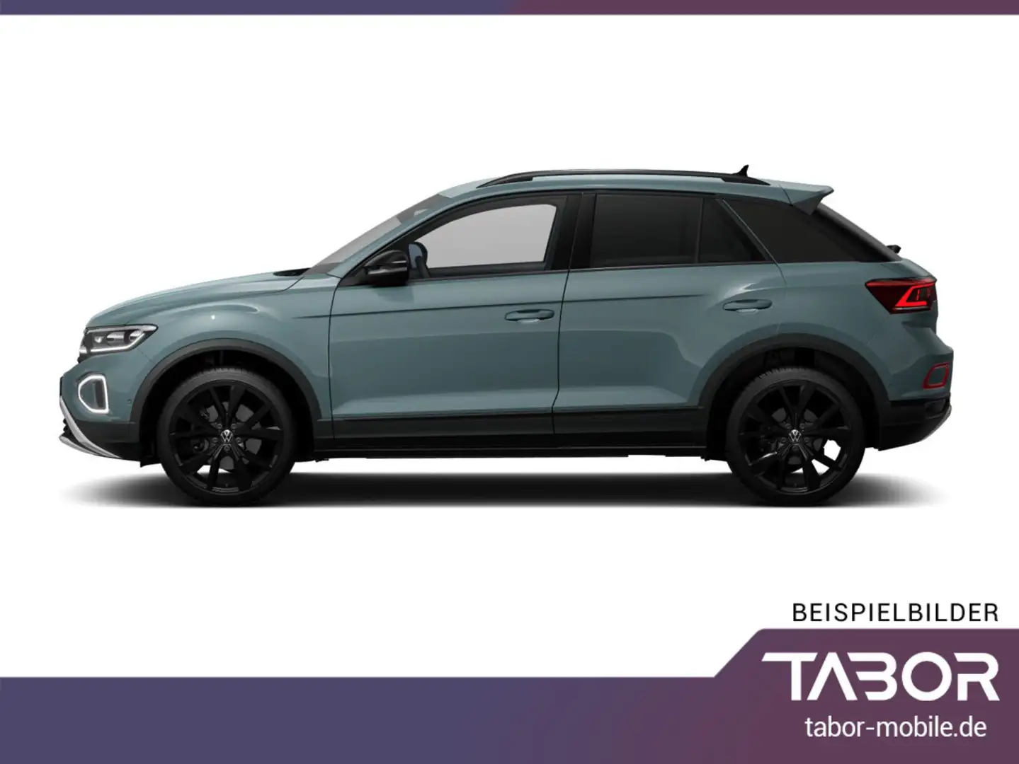 Volkswagen T-Roc 150 DSG Style BlackP Matrix Nav EHK IQDriv Blau - 2