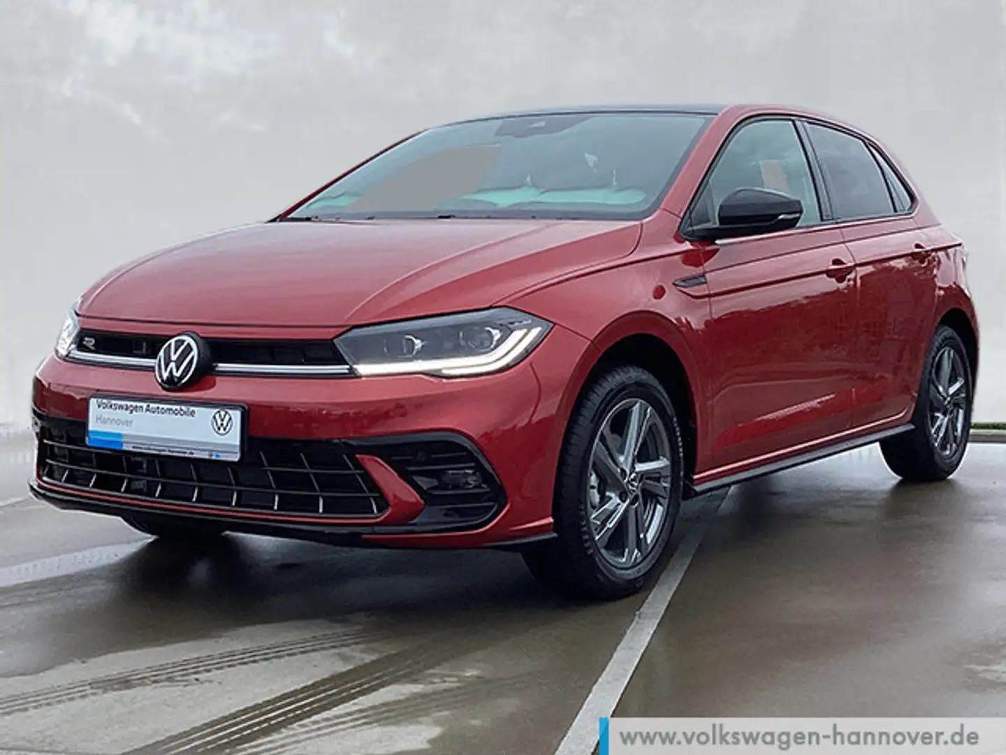 Volkswagen Polo R-Line 1.0 TSI DSG Navi IQ.LIGHT Rückfahrka Rot - 1