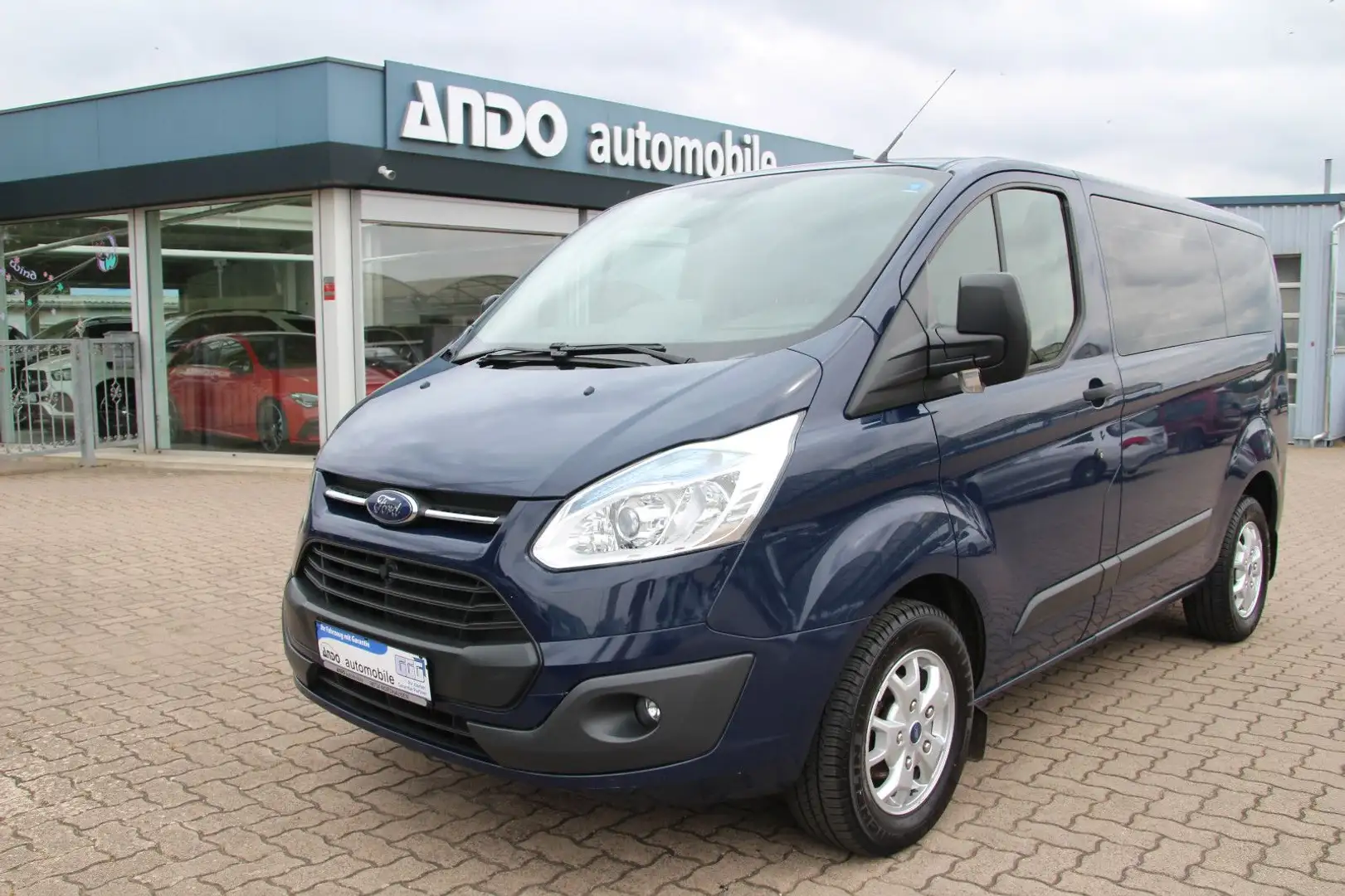 Ford Tourneo Custom Transit Custom 2.2 Kombi 300 L1 Trend Klima/AHK Blau - 1