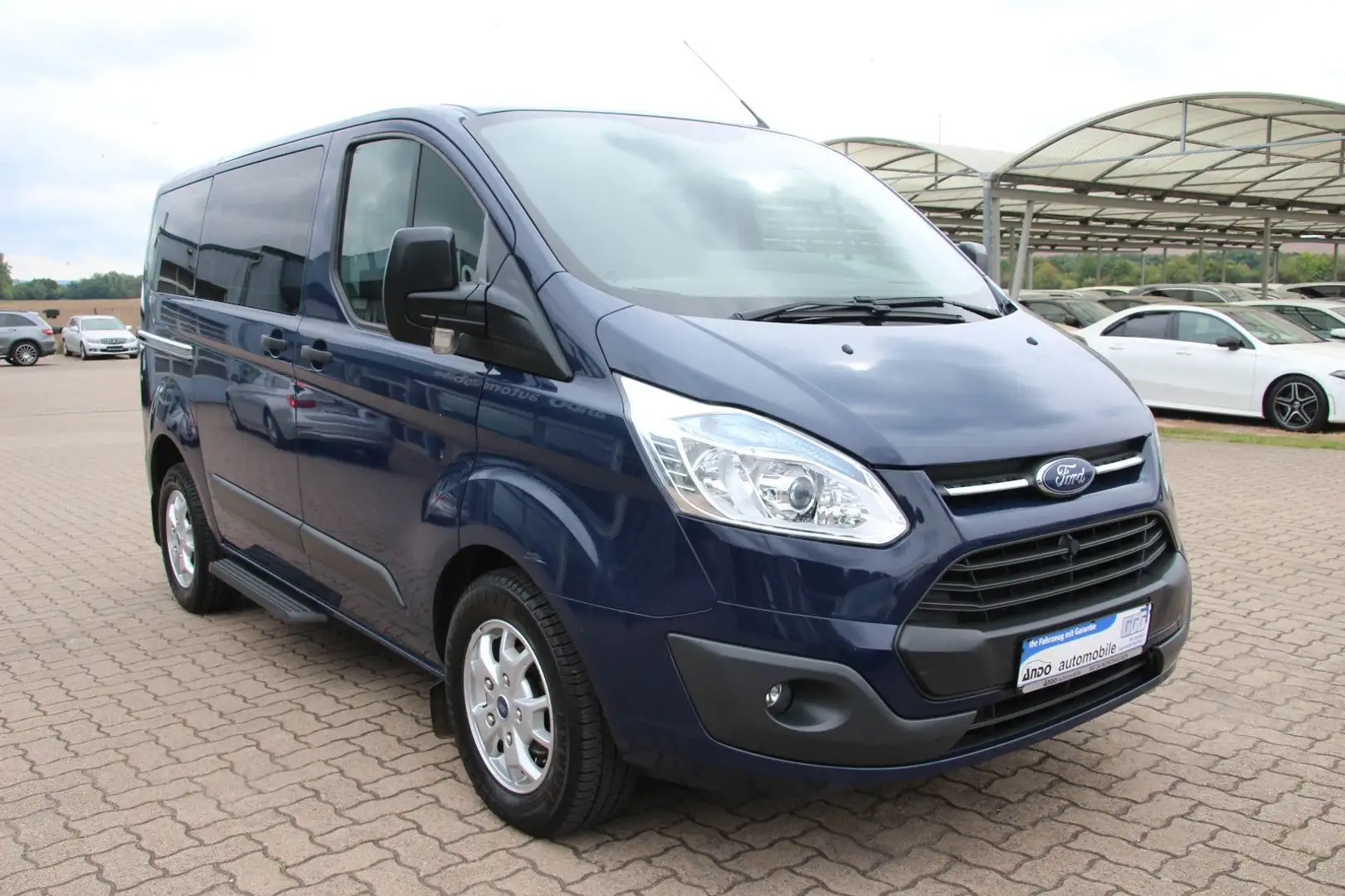 Ford Tourneo Custom Transit Custom 2.2 Kombi 300 L1 Trend Klima/AHK Blau - 2