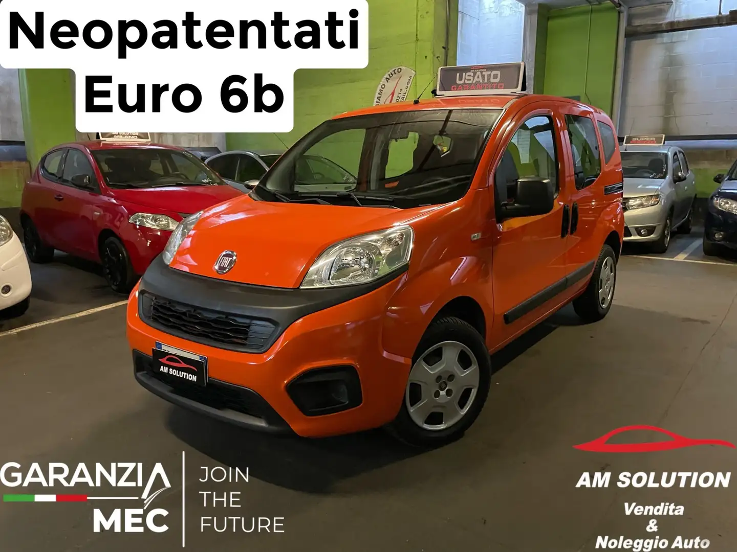 Fiat Qubo 1.4 Neopatentati Euro 6 Arancione - 1