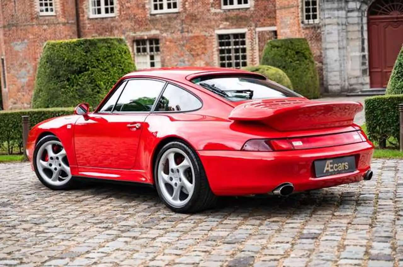 Porsche 993 911 TURBO COUPE / INDIAN RED / SUNROOF / COLLECTOS ITEM / SERVICE + INVOICES / TOP CONDITION / UNIQUE OFFER, foto 3