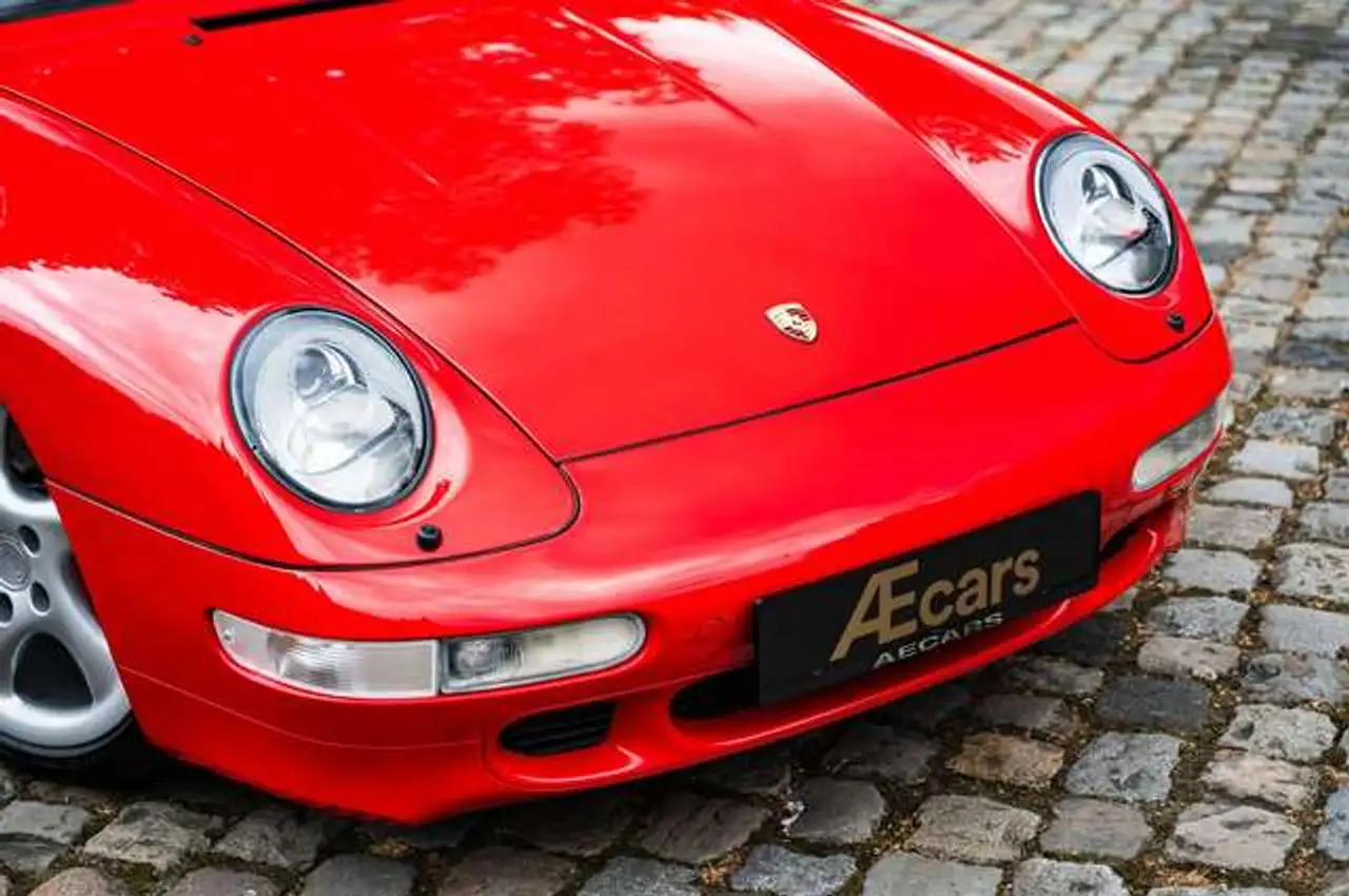 Porsche 993 911 TURBO COUPE / INDIAN RED / SUNROOF / COLLECTOS ITEM / SERVICE + INVOICES / TOP CONDITION / UNIQUE OFFER, foto 11