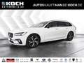 Volvo V90 B4 D Plus Dark ACC BLIS AHK LED FSHz MEM H&K Blanc - thumbnail 1