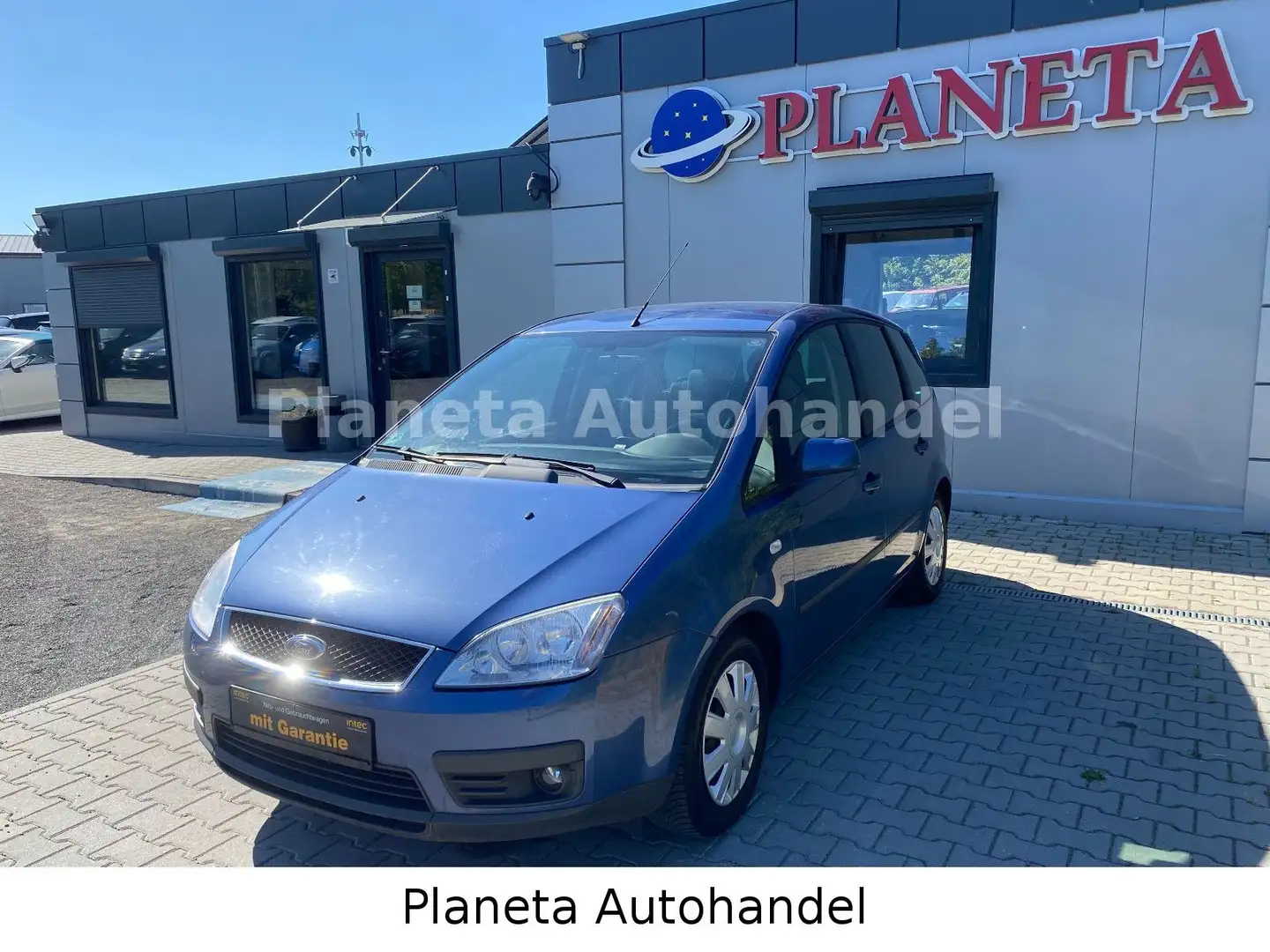 Ford Focus C-MAX Fun*2.HAND*KLIMA*AHK*ALLWETTERREIFEN Bleu - 2