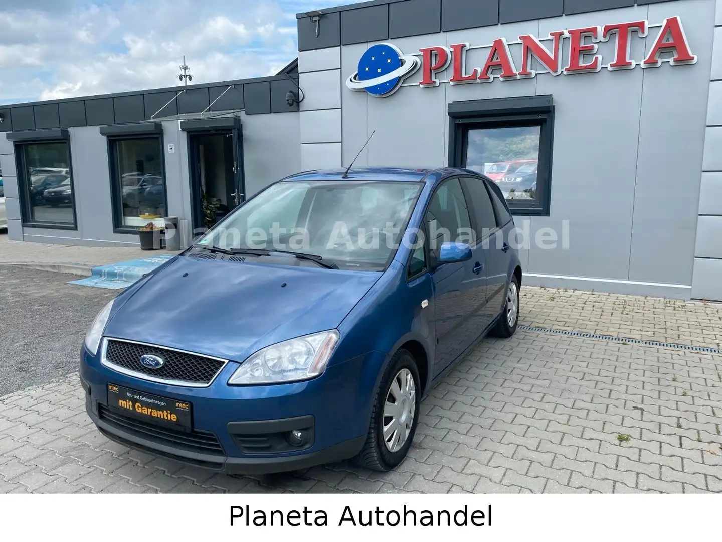 Ford Focus C-MAX Fun*2.HAND*KLIMA*AHK*ALLWETTERREIFEN Blau - 2