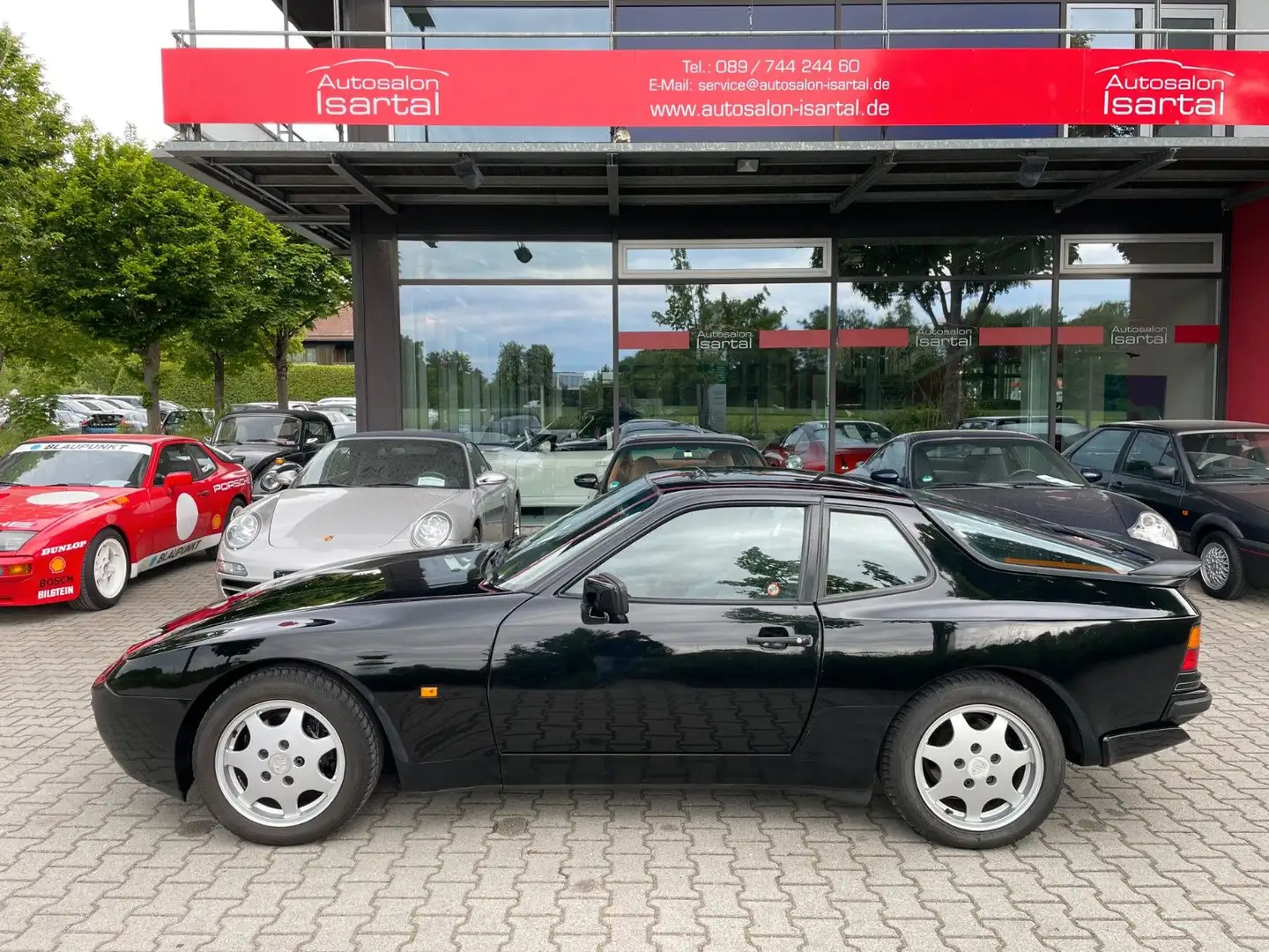 Porsche 944 S2 Targa -Sportsitze - SHZ - dt. Auto-KD Neu Negro - 1