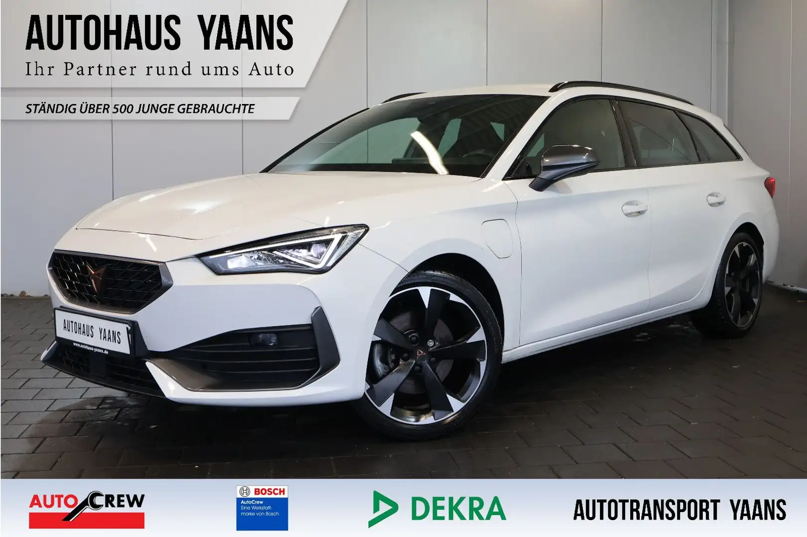 CUPRA Leon ST 1.4 e-Hybrid AID+KEY+LED+18" Blanc - 1