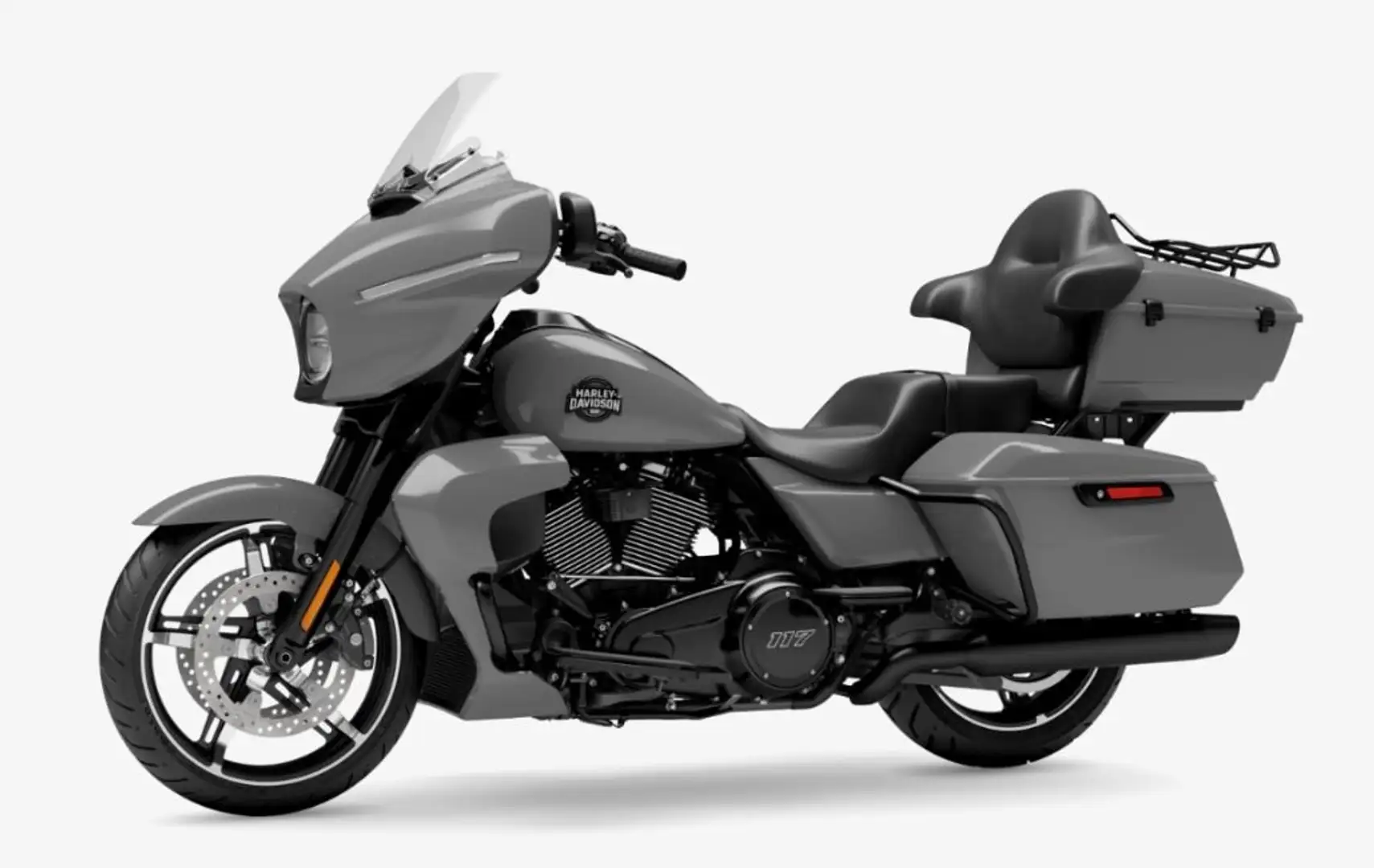 Harley-Davidson FLHXU Black Trim - Billiard Grey Grijs - 2