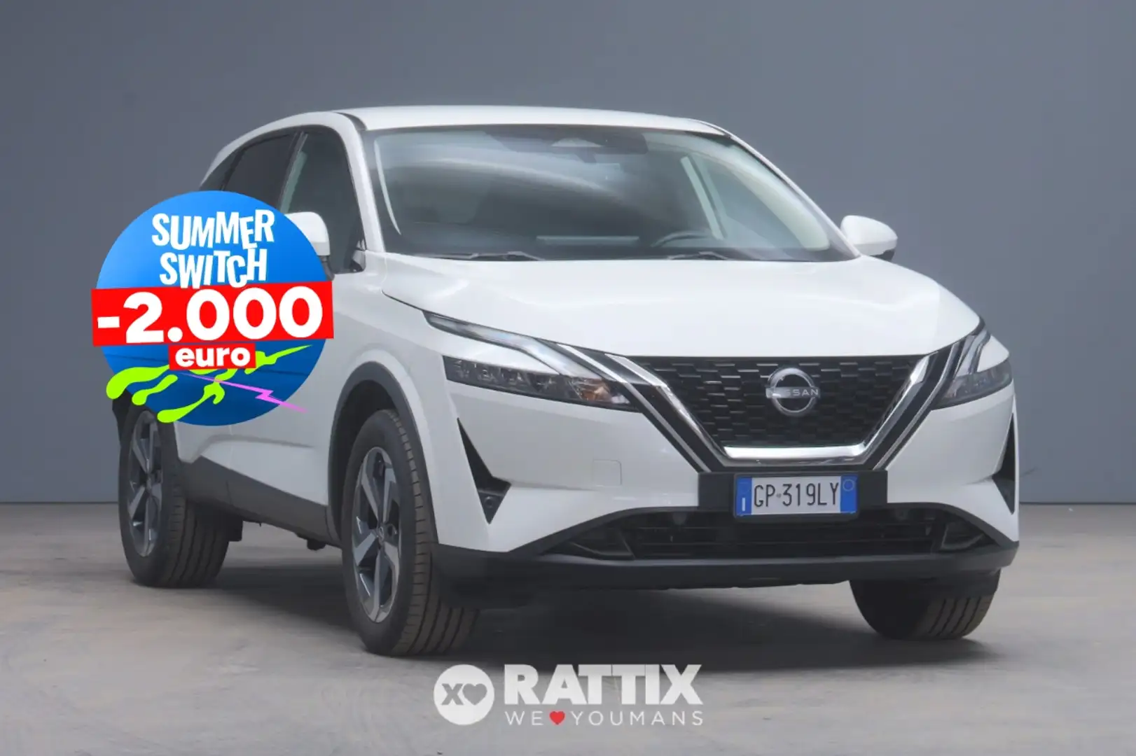 Nissan Qashqai 1.3 Mhev 140CV N-Connecta Bianco - 1