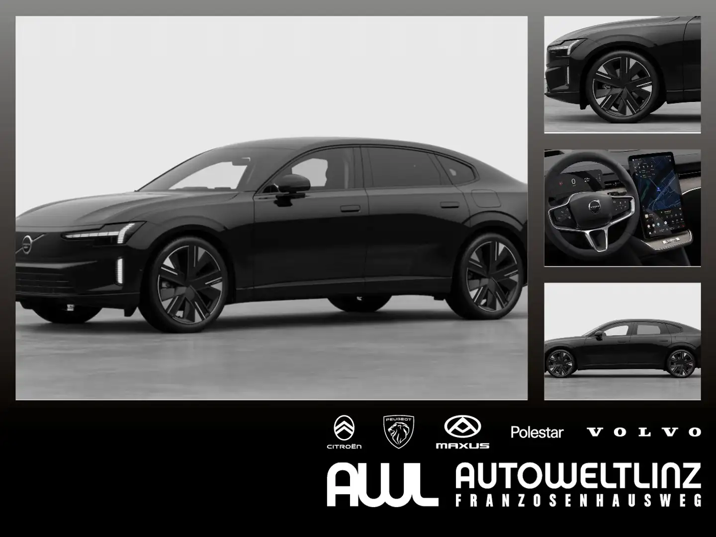 Volvo ES90 Ultra Single Mot. Elektro Schwarz - 1