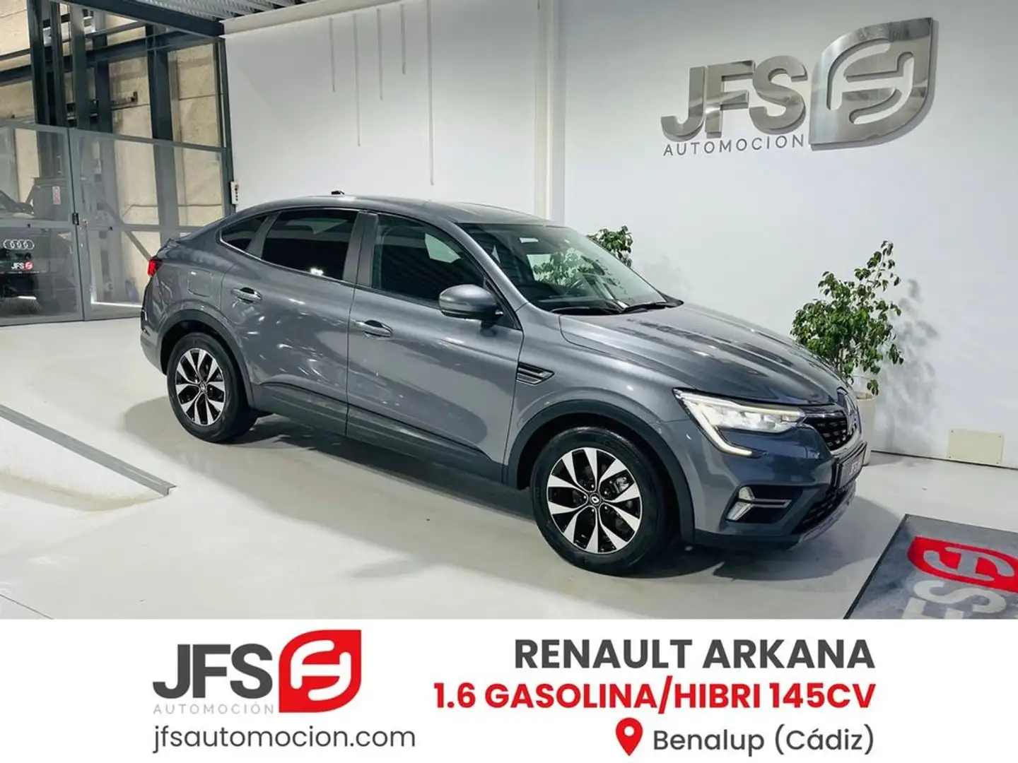 Renault Arkana 1.6 Gasolina Híbrido 145 CV Gris - 1