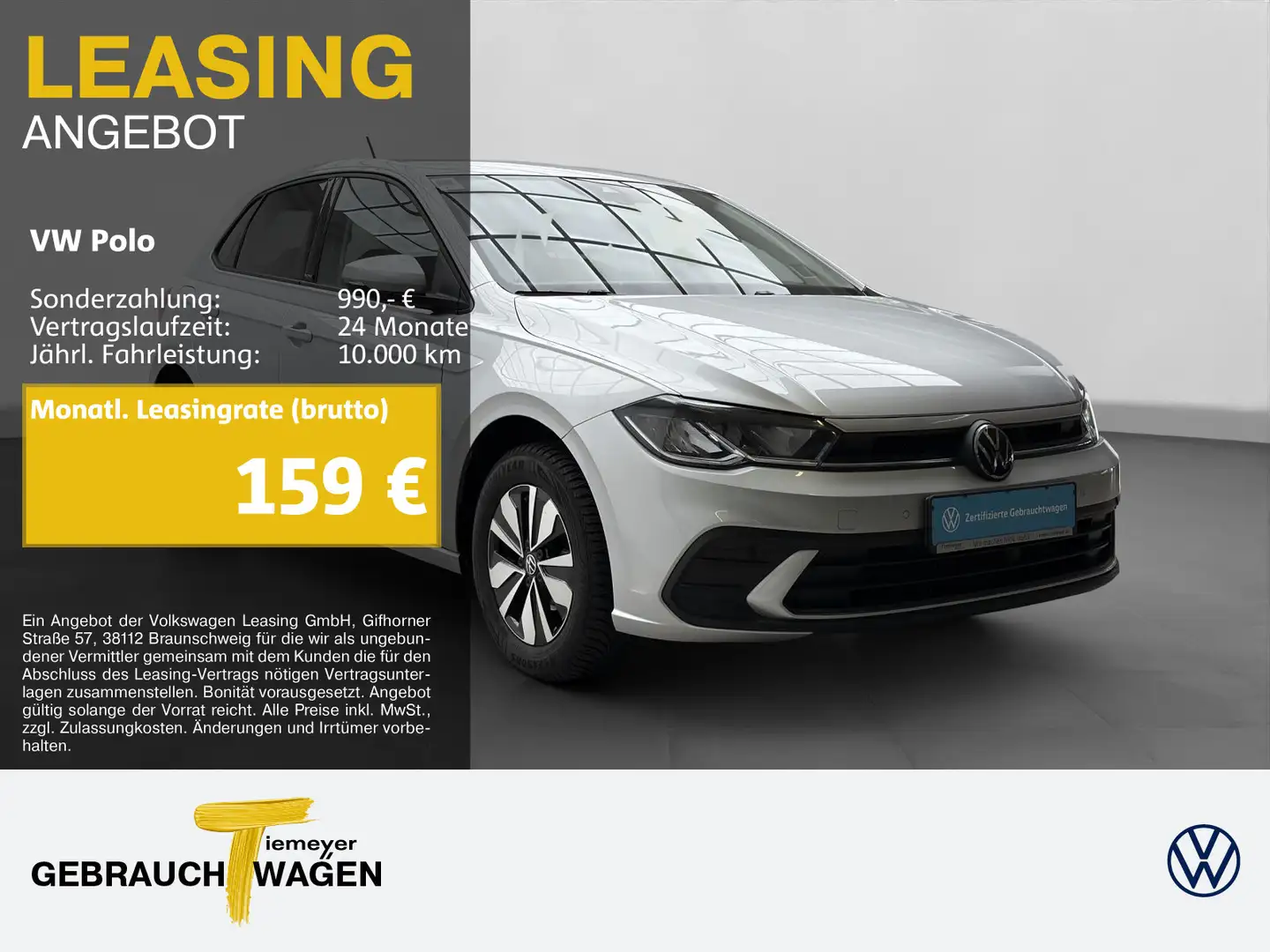 Volkswagen Polo 1.0 TSI DSG MOVE AHK KAMERA LED SITZHZ Argento - 1