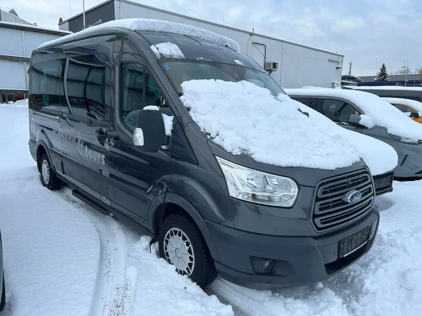 Ford Transit L3  ROLLSTUHLRAMPE + 9 SITZE + KLIMA Grau - 2