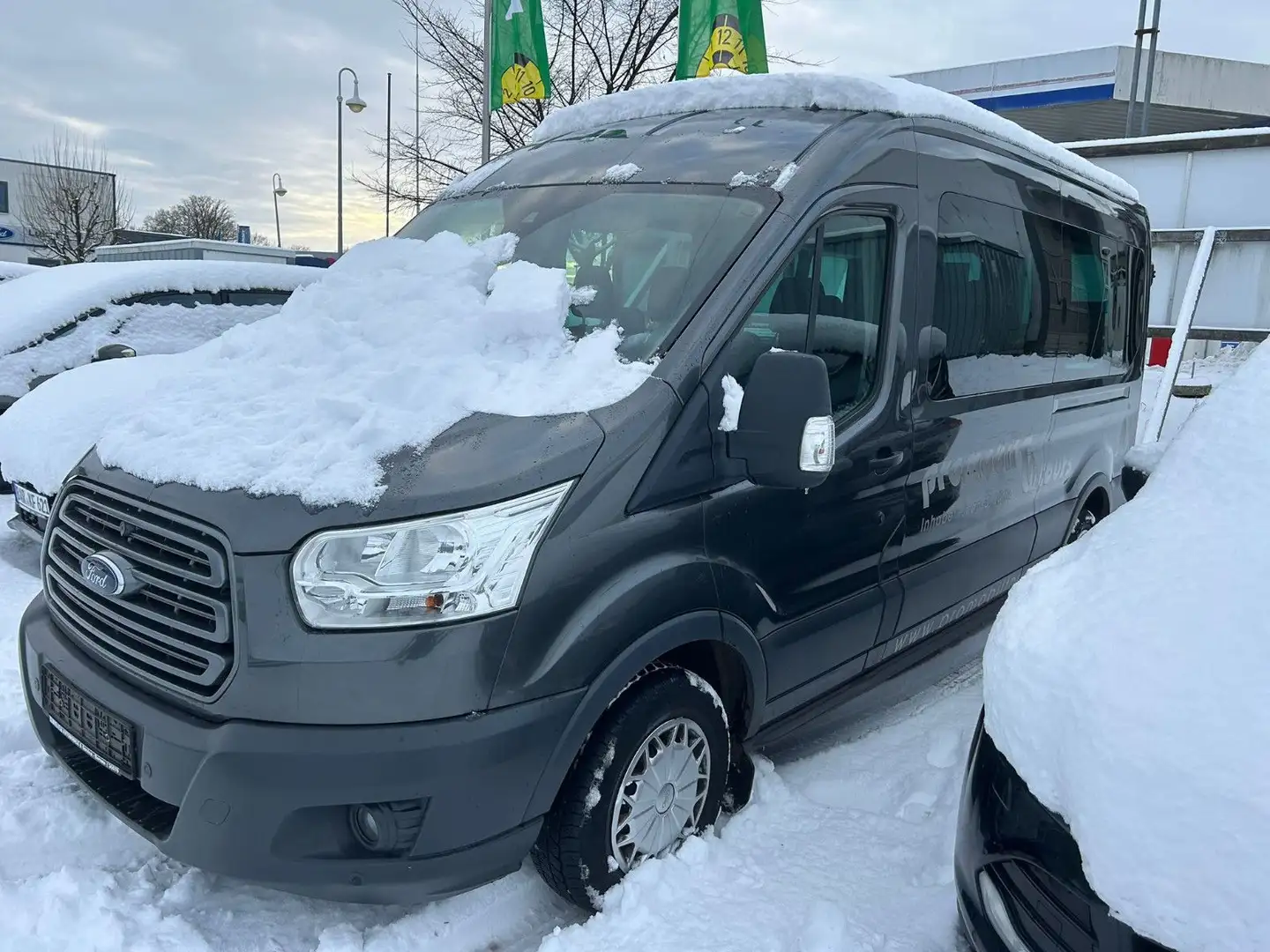 Ford Transit L3  ROLLSTUHLRAMPE + 9 SITZE + KLIMA Grau - 1