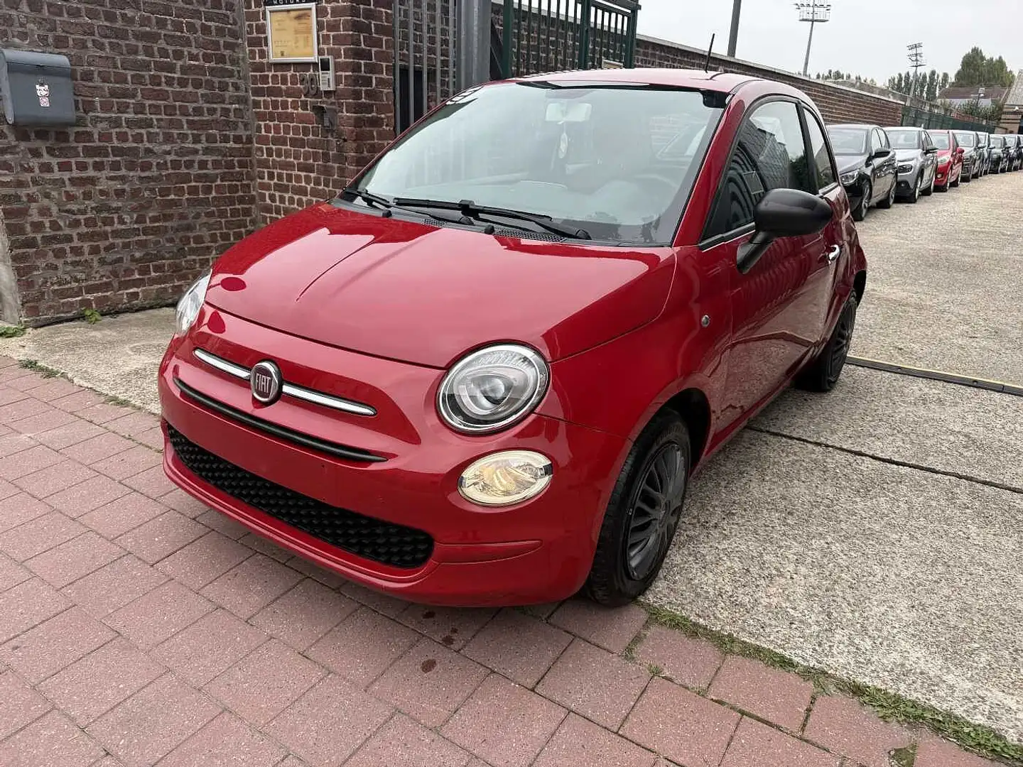 Fiat 500 1.2 I MET 109DKM HANDELAAR & EXPORT Rouge - 2