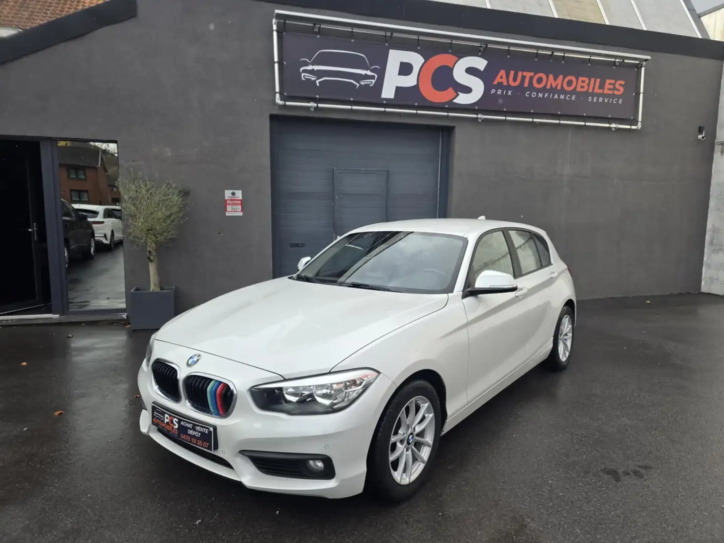 BMW 116 i JOY Edition*GPS*CLIM*PDC AVT-ARR*CARNET*GARANTIE Blanc - 2