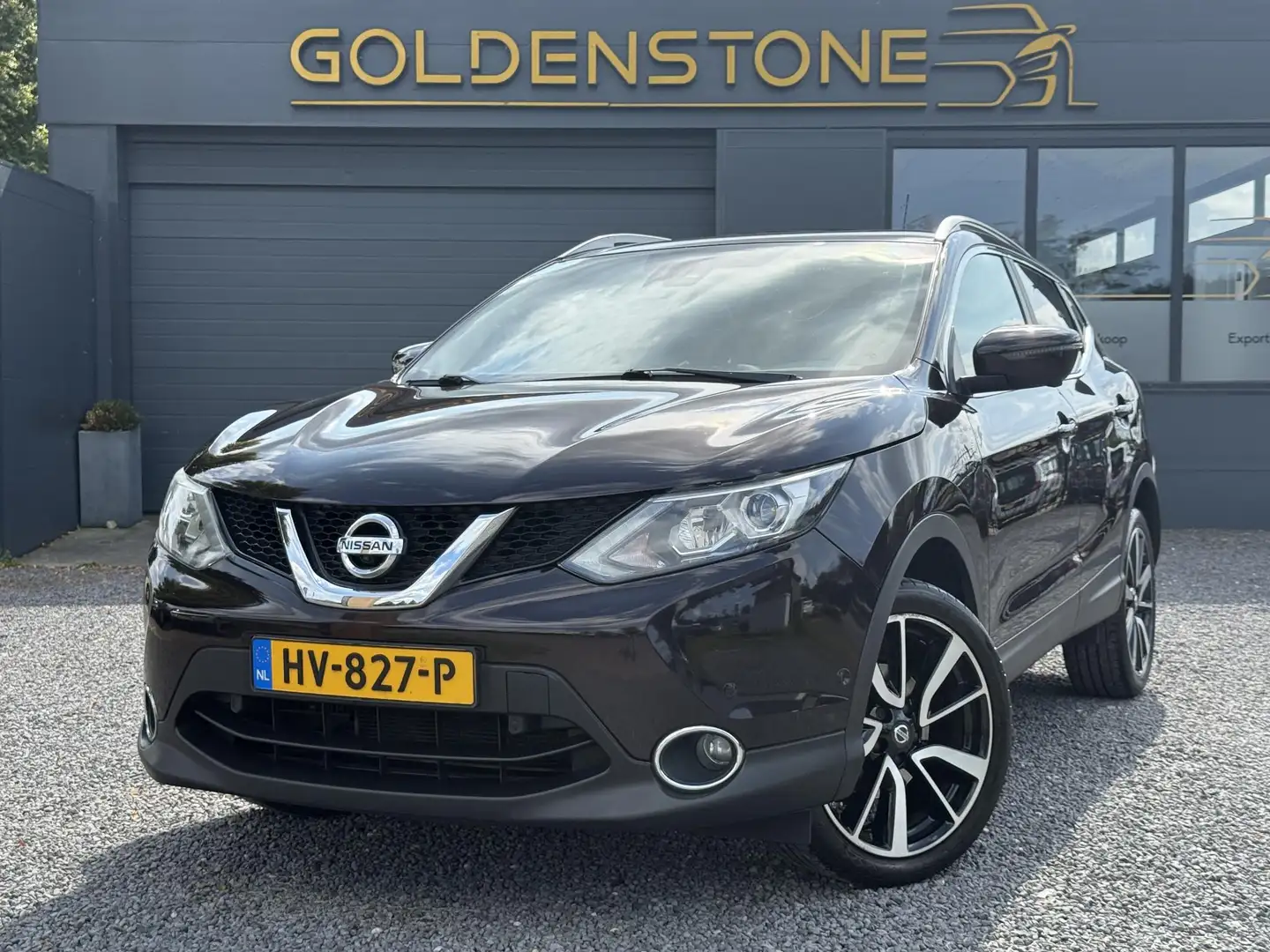 Nissan Qashqai 1.2 Tekna 1e Eigenaar,115pk,Navi,Clima,Pano,Camera Paars - 1