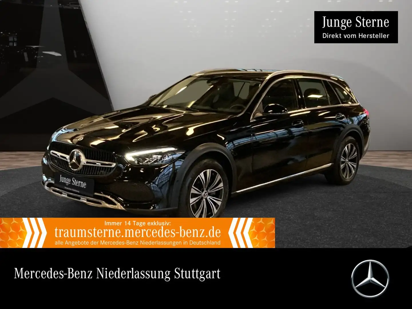 Mercedes-Benz C 220 d T 4M AVANTG+AHK+LED+KAMERA+KEYLESS+9G Schwarz - 1