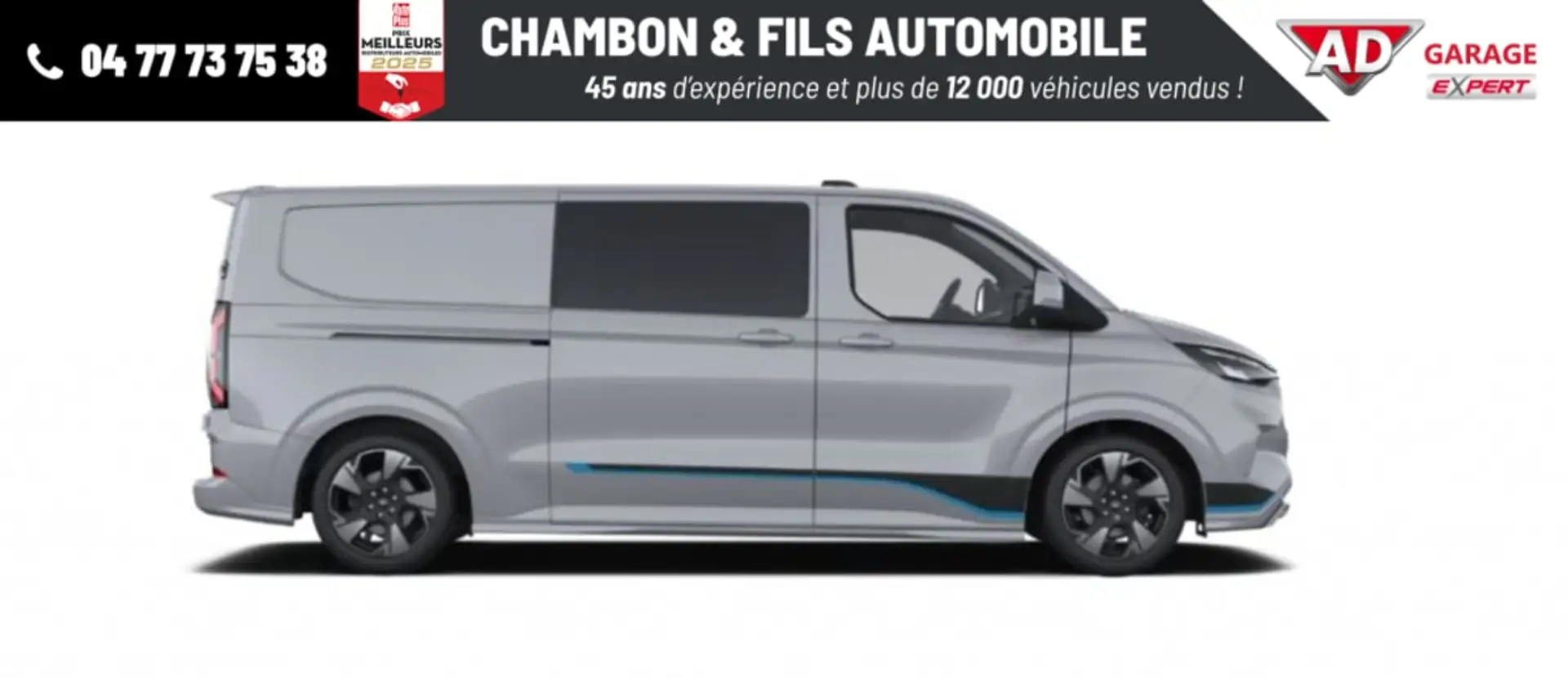 Ford CABINE APPROFONDIE 320 L2H1 2.0 ECOBLUE 170 CH BVA Gri - 2