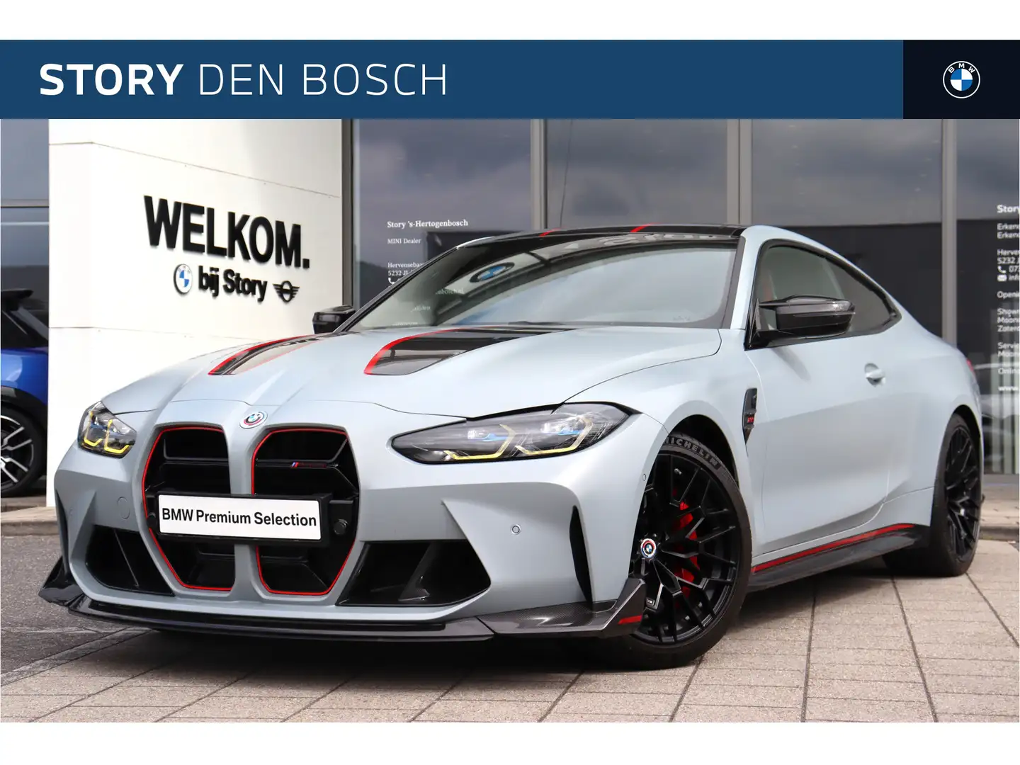 BMW M4 4 Serie Coupé CSL / BMW M 50 Jahre uitvoering / M Grijs - 1
