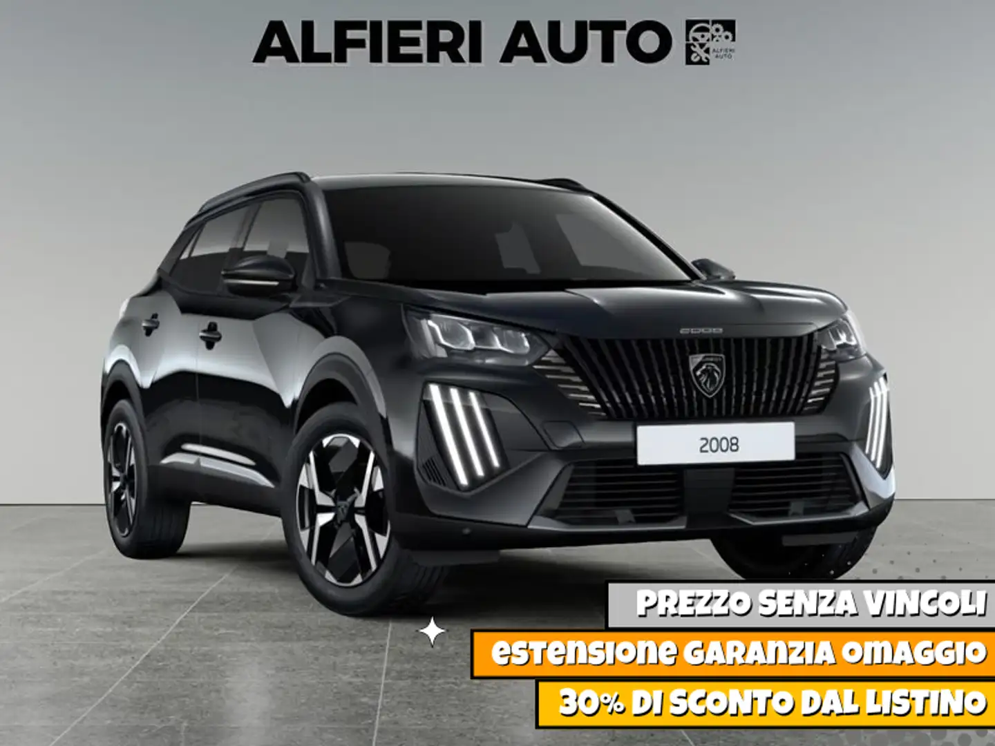 Peugeot 2008 1.2 Benzina 100cv  S&S Allure Km0 *Prezzo Reale* Noir - 1