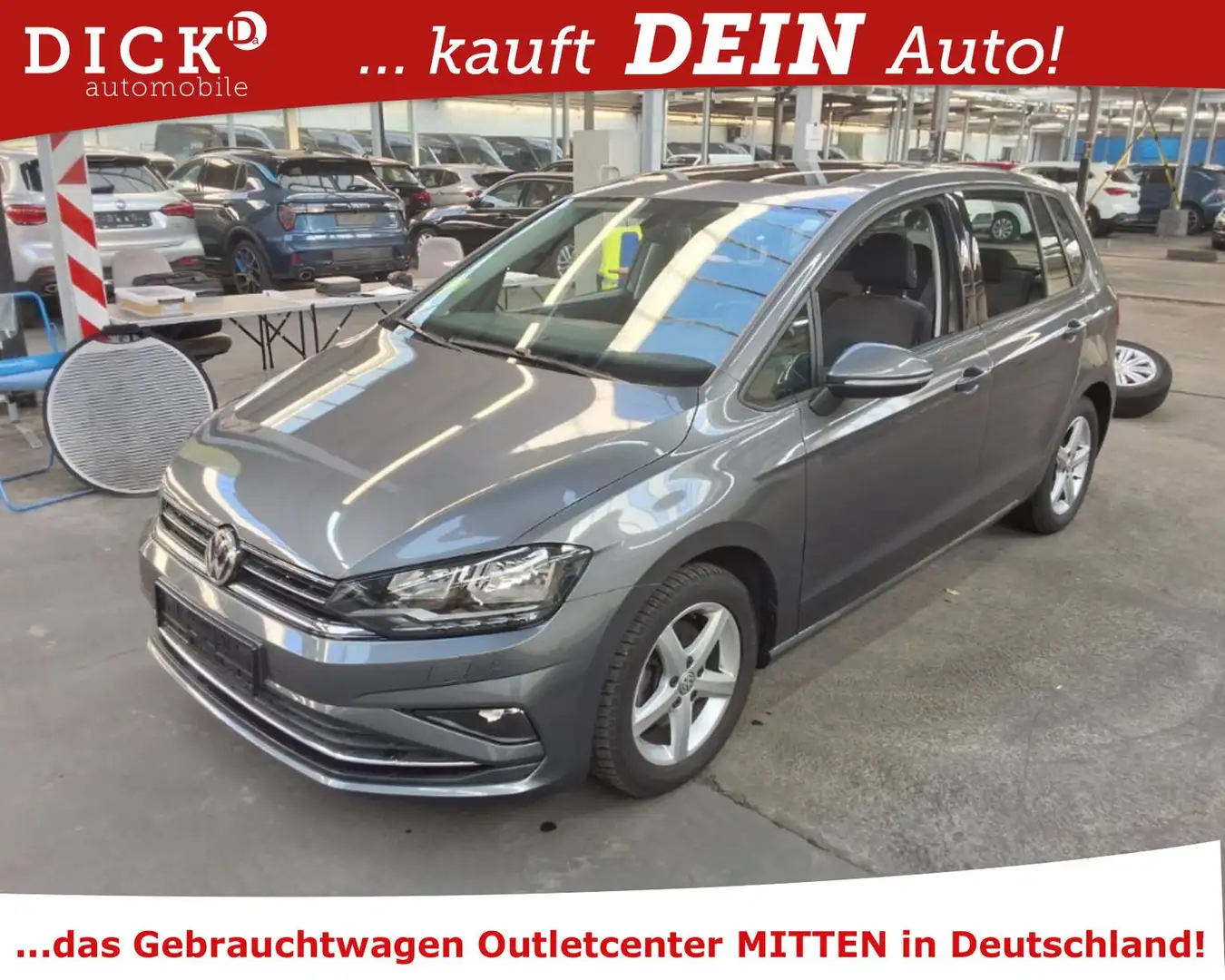 Volkswagen Golf Sportsvan Comfort ACC/PANO/DAB/RFK/NAVI/8Fa Gris - 1