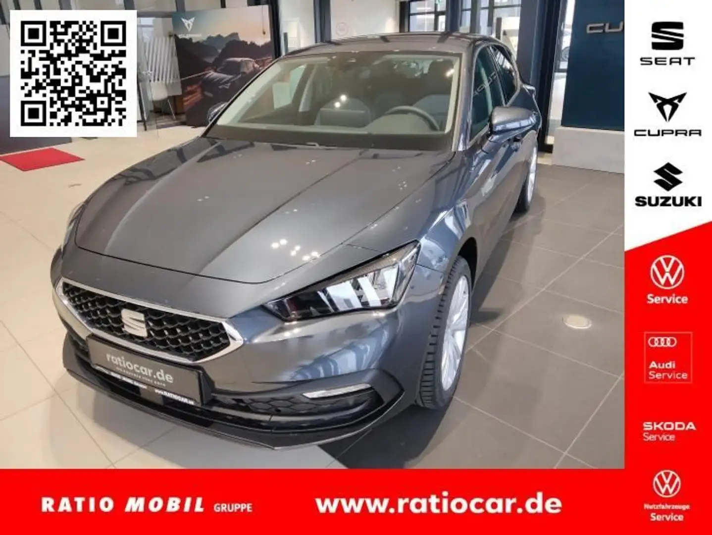SEAT Leon LEON STYLE EDITION 1.5 ETSI DSG NAVI SITZH. EPH Grau - 1
