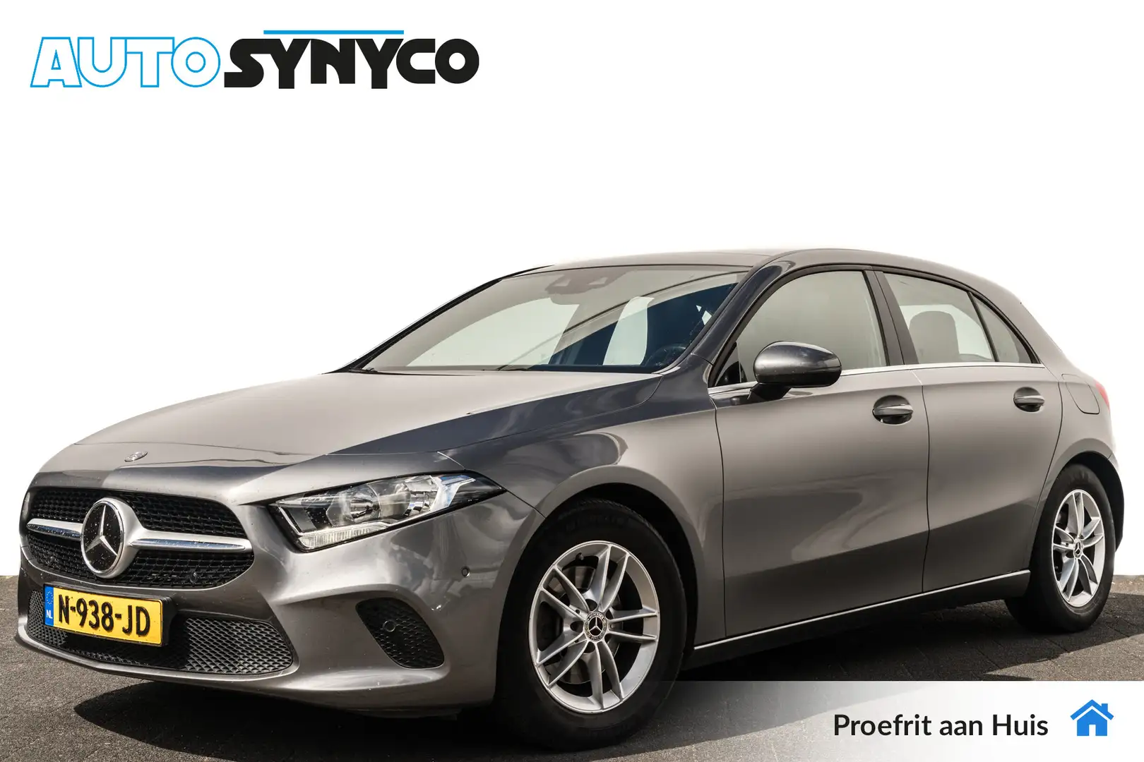 Mercedes-Benz A 200 200d Automaat Premium I Panoramadak I Zwart Leder Grijs - 1