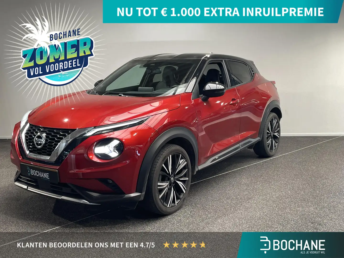Nissan Juke 1.0 DIG-T N-Design Apple/AndroidCarplay | Camera | Rood - 1