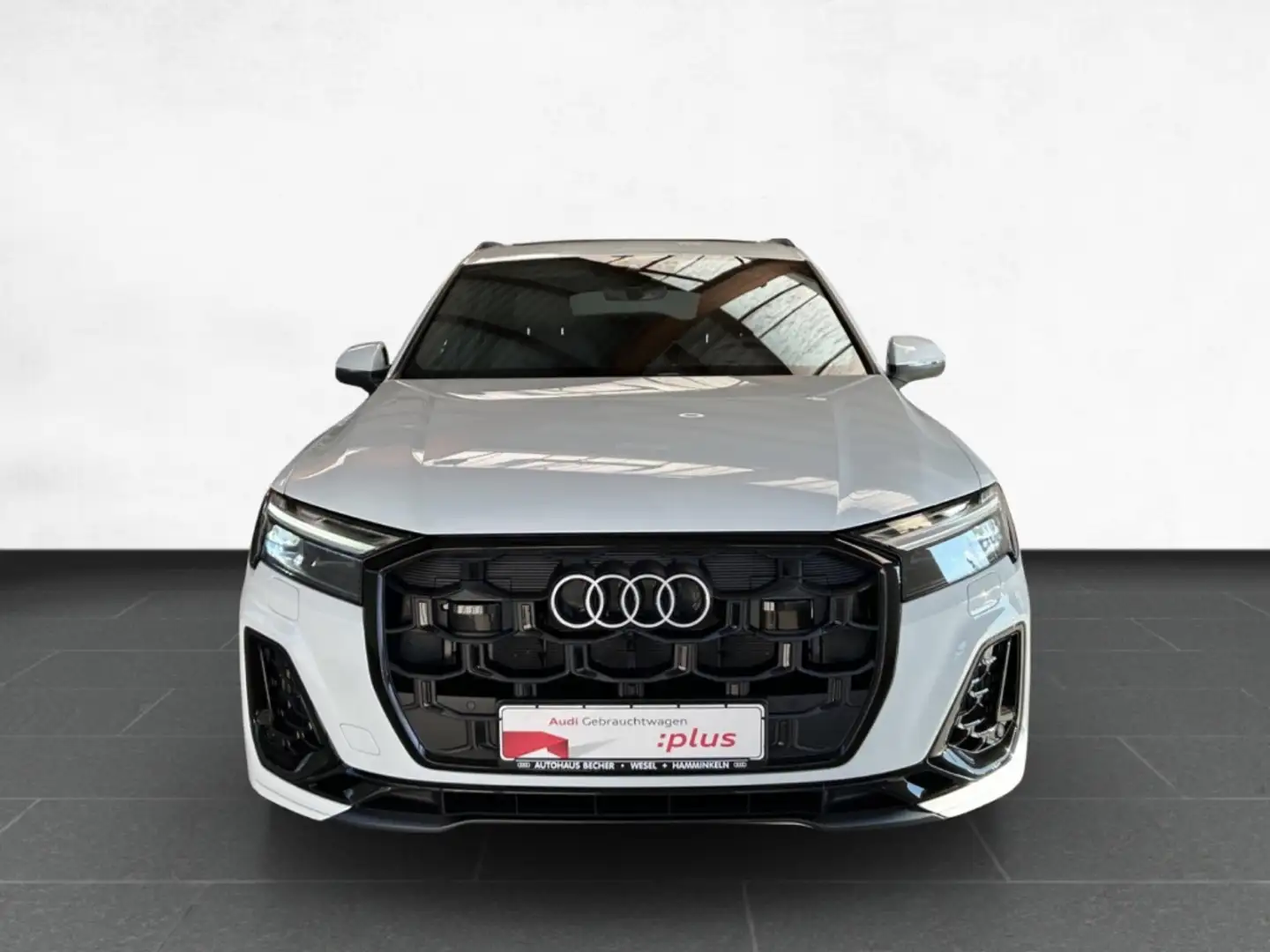Audi Q7 55 TFSIe quattro S-line /Pano/HuD/Luftfederung Weiß - 2