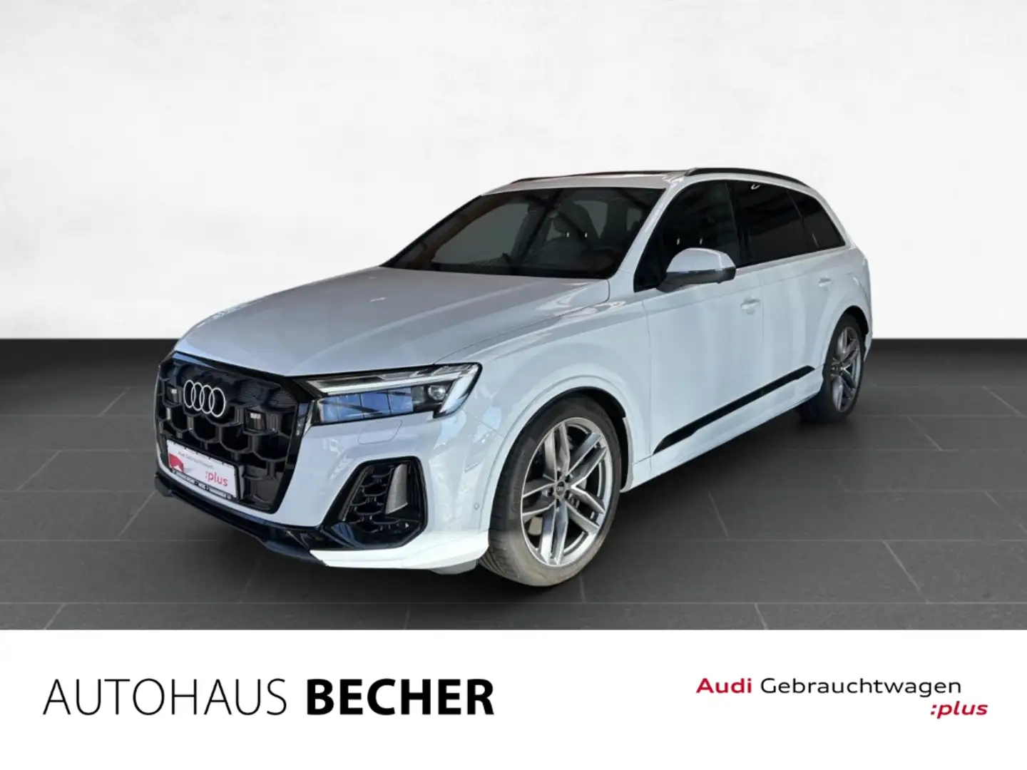 Audi Q7 55 TFSIe quattro S-line /Pano/HuD/Luftfederung Weiß - 1
