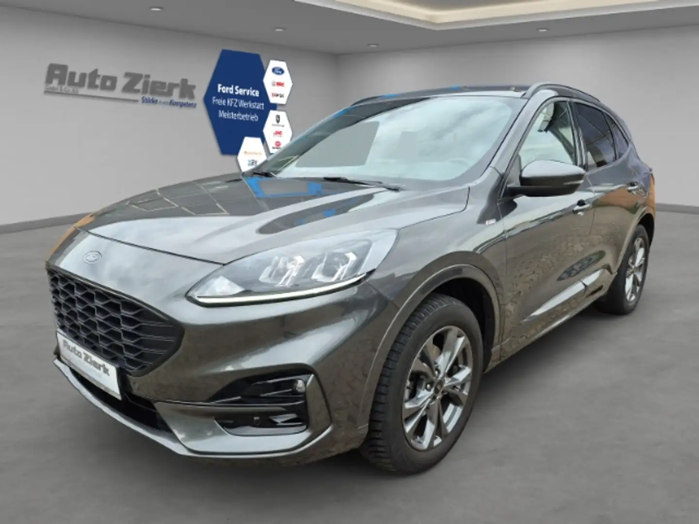 Ford Kuga ST-Line 2.0 EcoBlue EU6d Automatik AHK abn. GJ-Rei Gris - 1