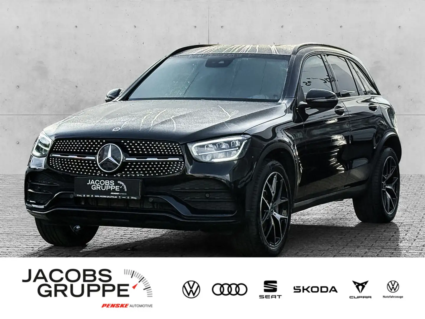 Mercedes-Benz GLC 300 e 4Matic AMG line/AHK/Sitzh./GRA/LED Schwarz - 1