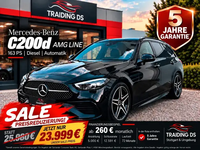 Mercedes-Benz C 200 d *AMG LINE*| NIGHT | STAND HEITZ. | LEDER