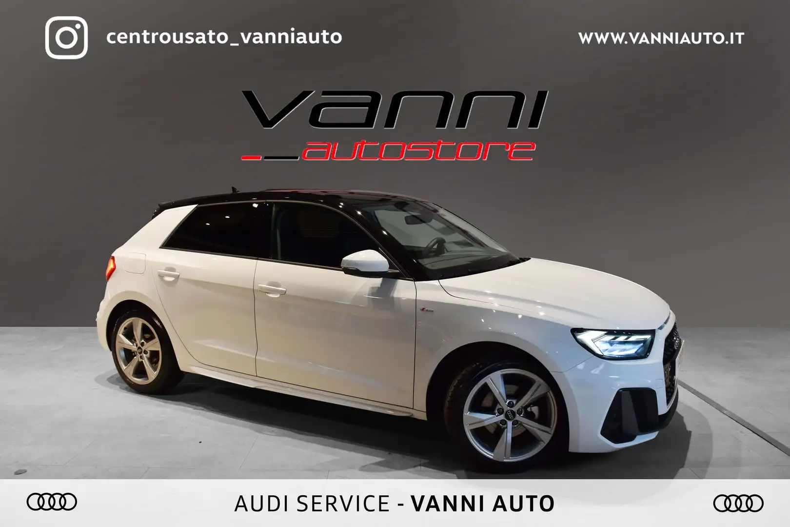 Audi A1 SPB 35 TFSI S tronic Identity Black Blanc - 1