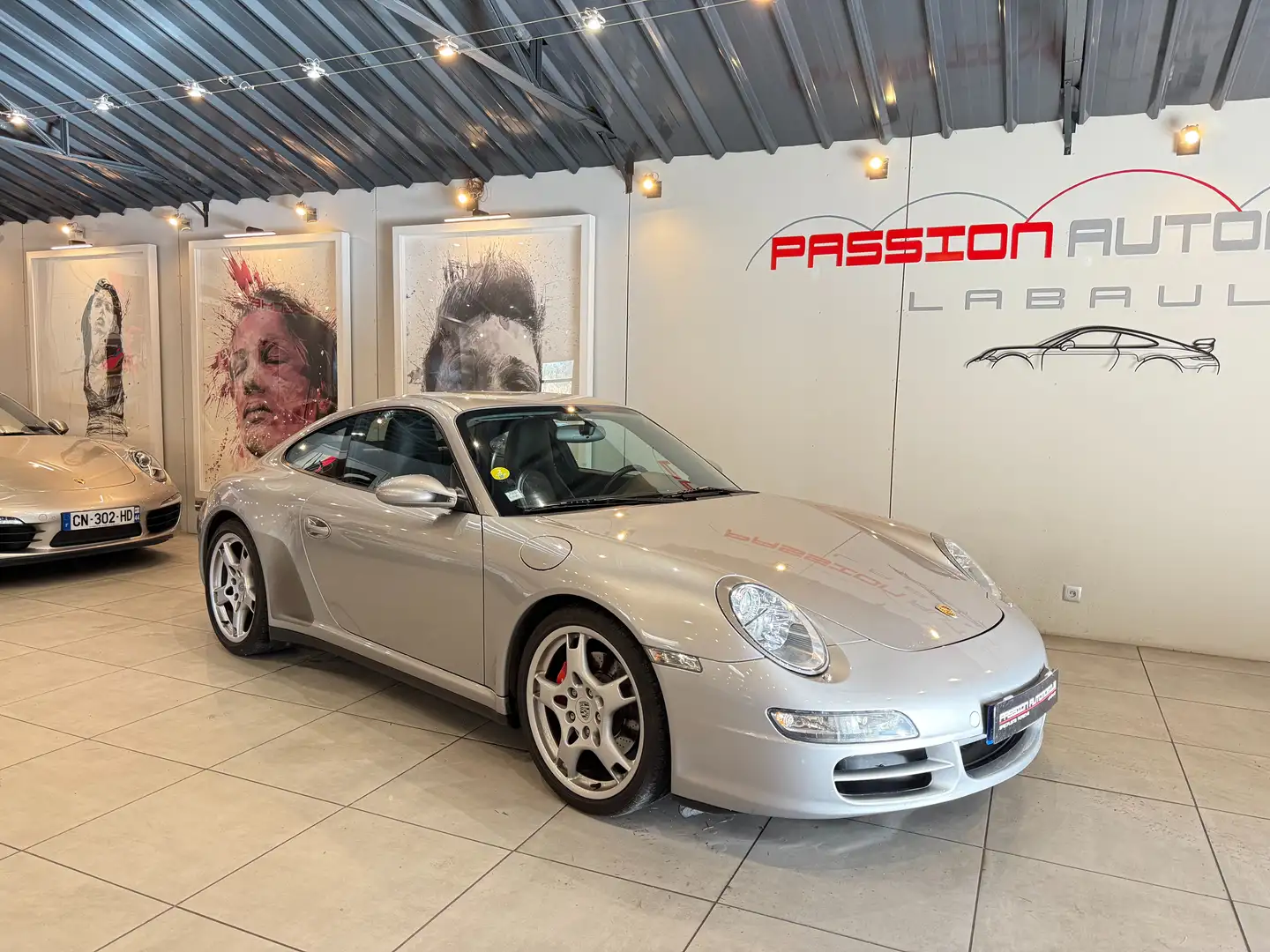 Porsche 997 911 Carrera 4S Coupé 3.8i Tiptronic S A Silber - 1