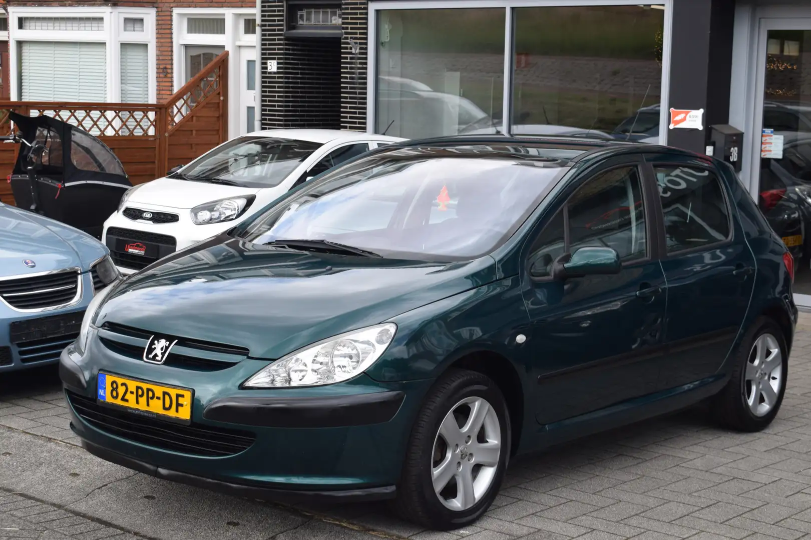 Peugeot 307 2.0-16V XT Automaat Airco Cruise NAP Zöld - 2
