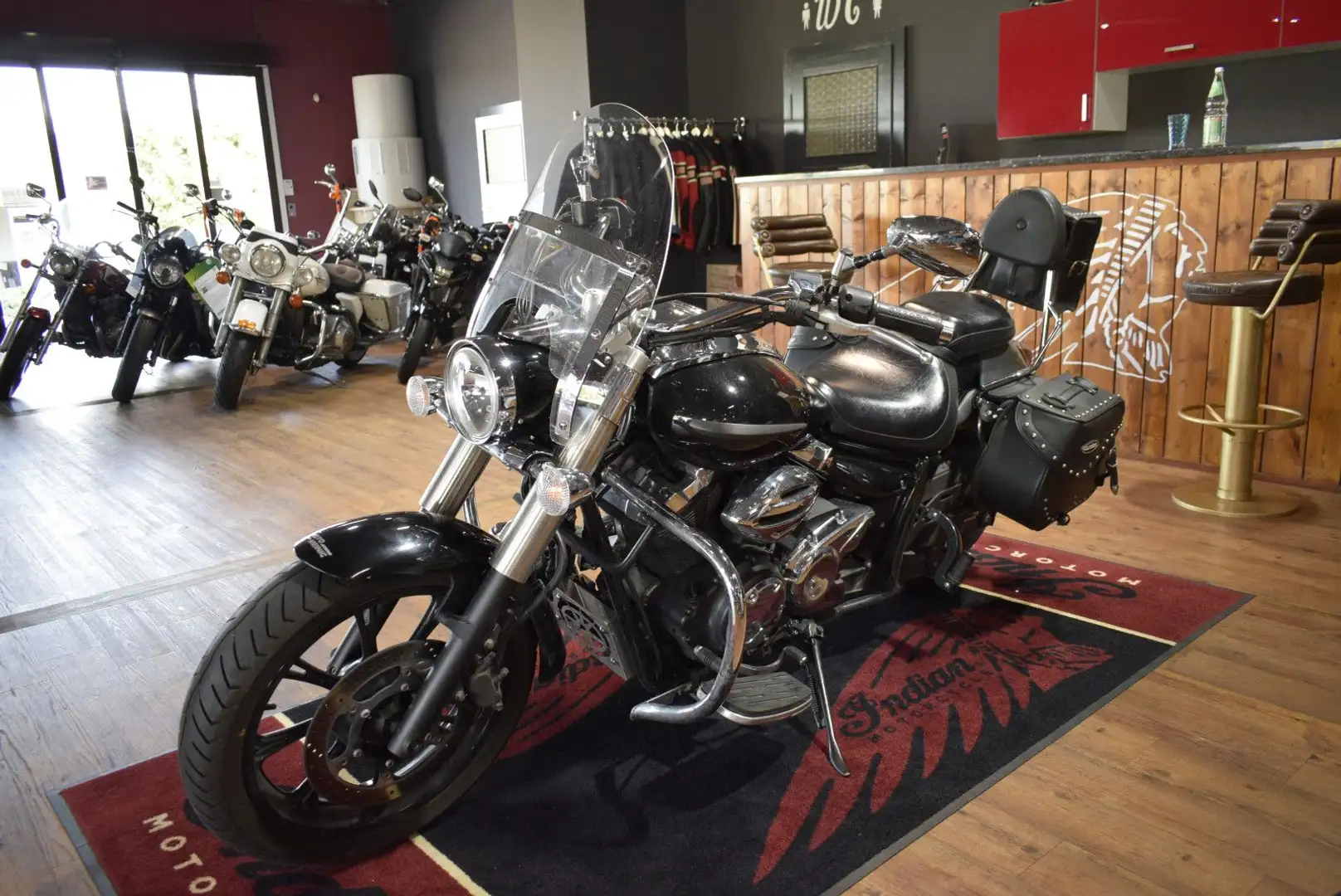 Yamaha XVS 950 A Sissybar/Scheibe/Koffer/Sturzbügel Fekete - 1